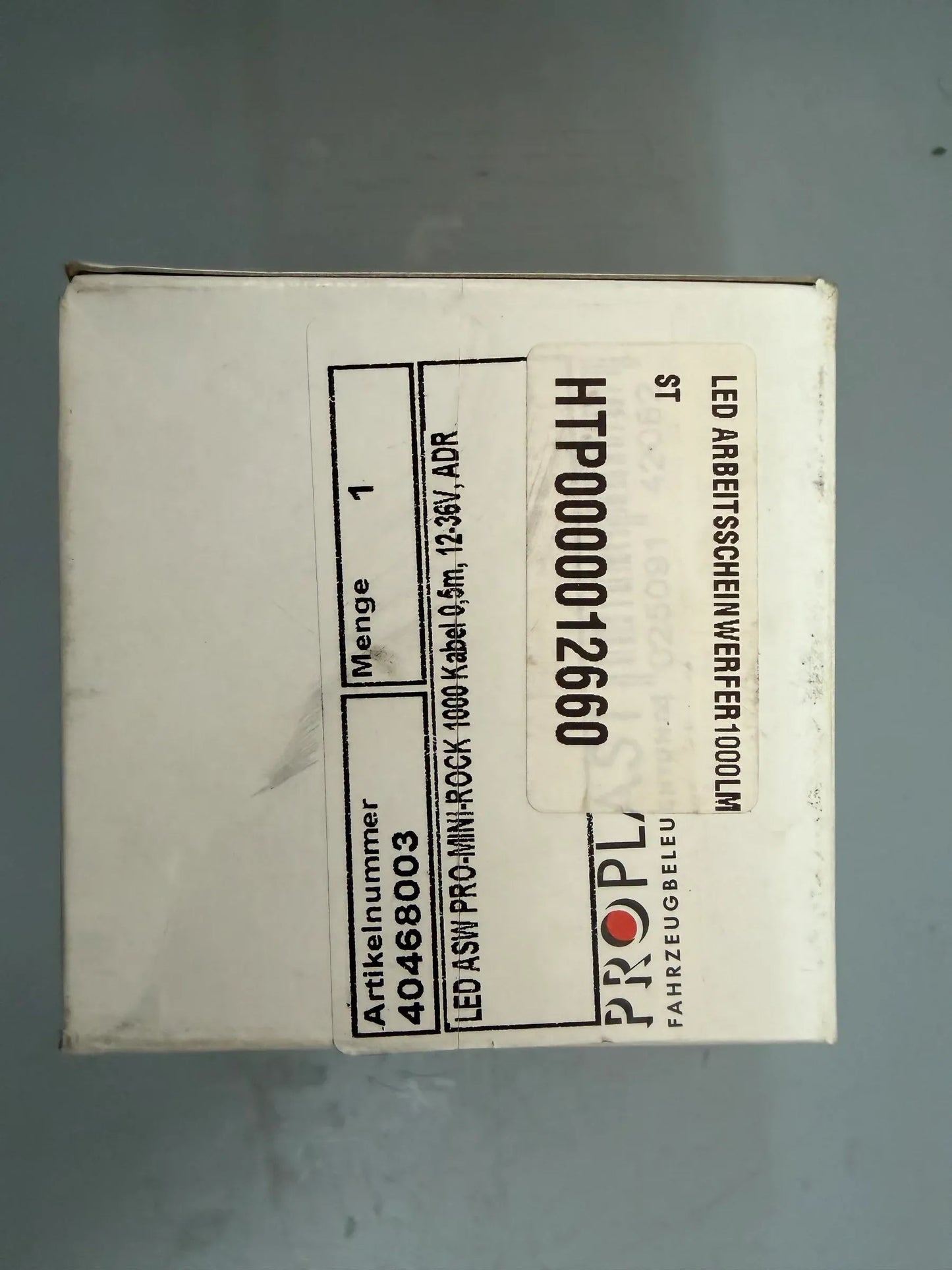 Original PROPLAST Fahrzeugbeleuchtung GmbH Arbeitsscheinwerfer 40468003 NEU