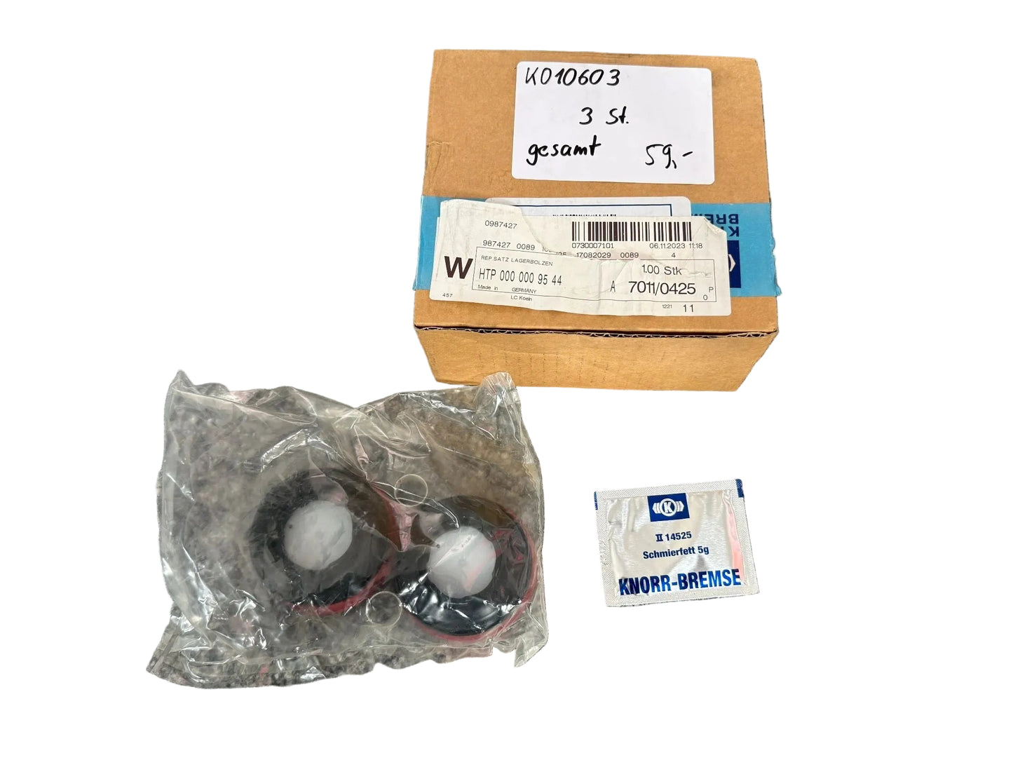 Original KNORR-BREMSE Druckstücksatz Rep- Satz Lagerbolzen K010603 NEU
