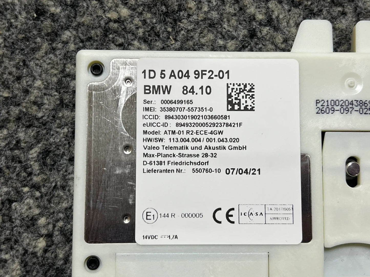 Original BMW Steuergerät für die Telematik-Antenne 5A049F2 NEU