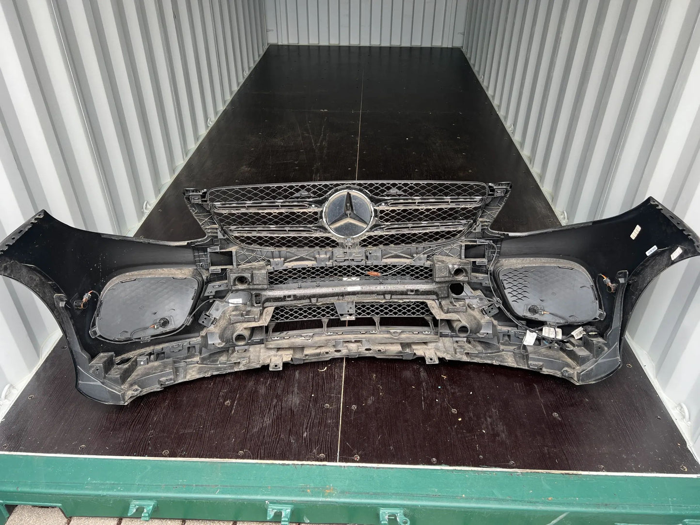 Original Mercedes Benz ML/GLE/GL W166 Stoßstange Stoßfänger vorne 9040 Schwarz