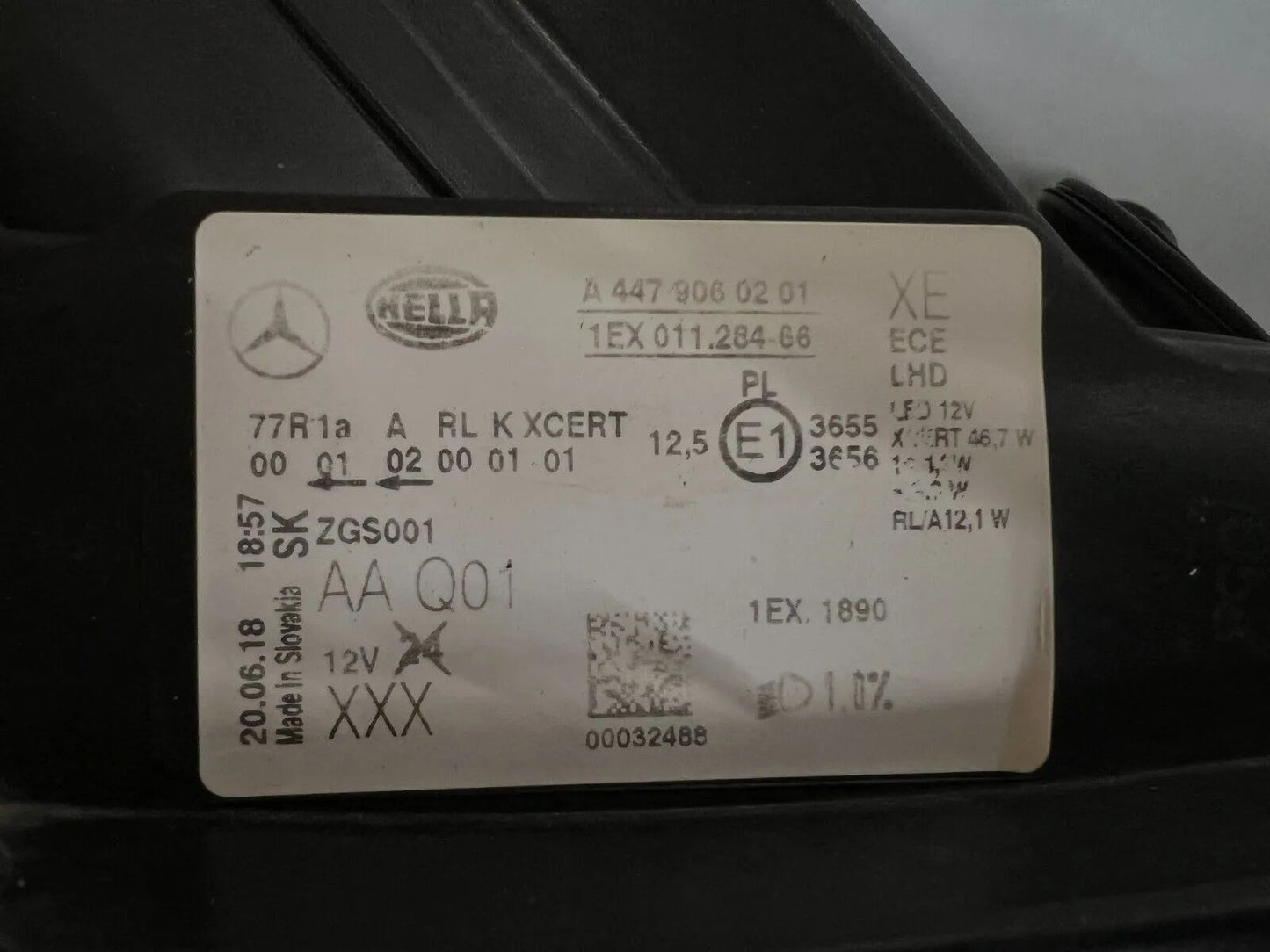ORIG Mercedes Benz W447/W448 V-Klasse/Vito LED-Scheinwerfer rechts A4479060201