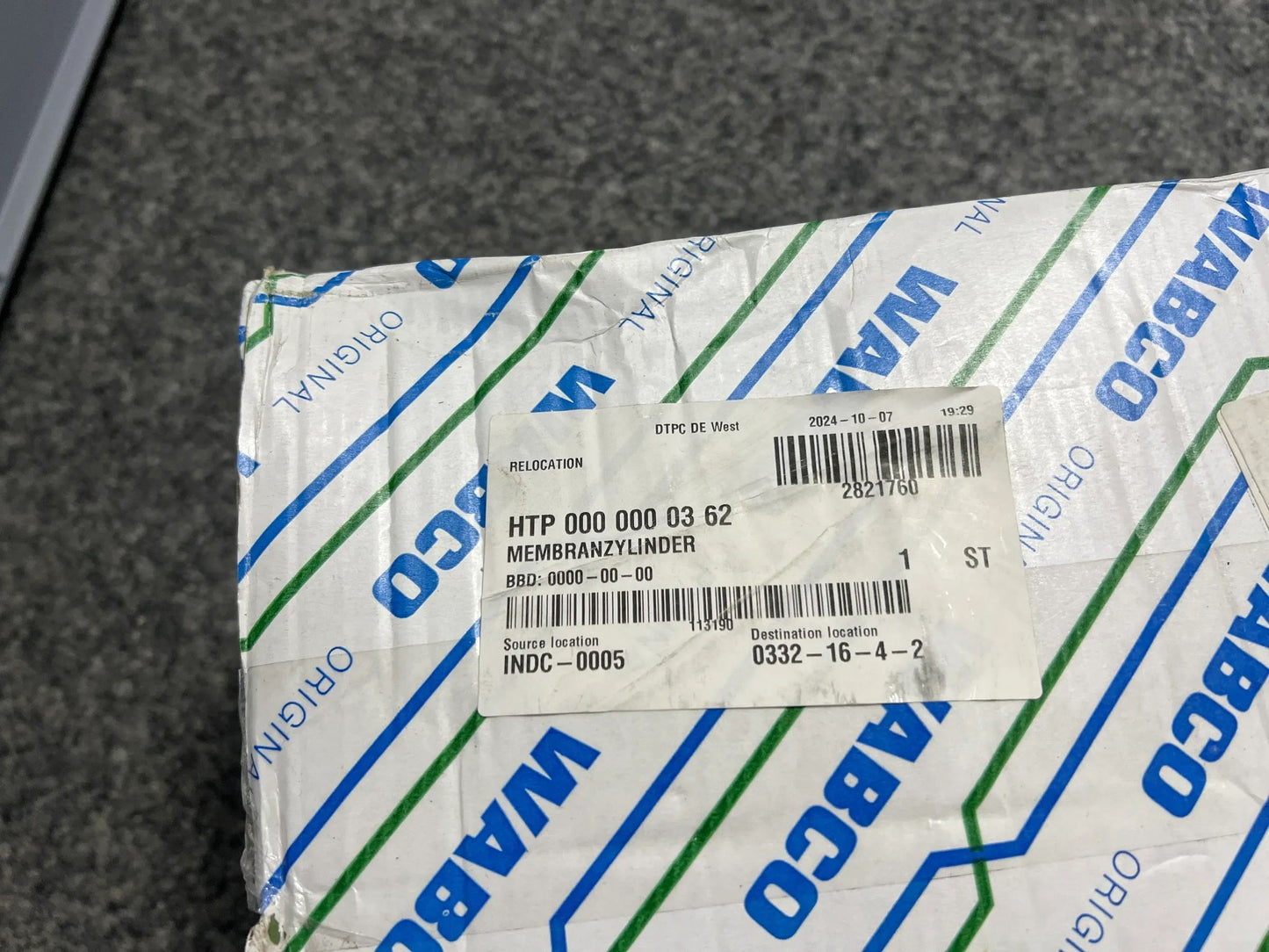Original WABCO Membranbremszylinder 42310690000 NEU