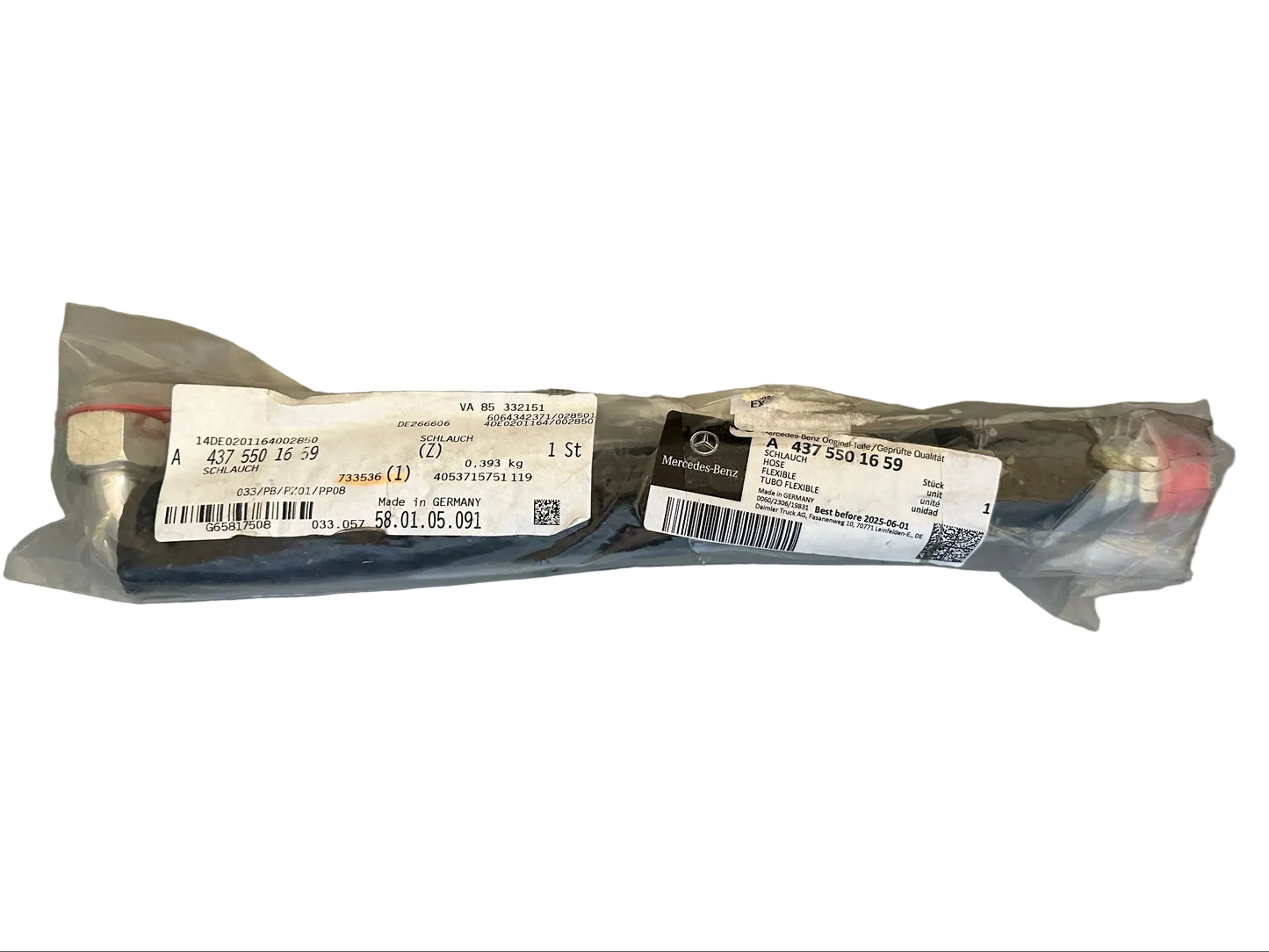 Original Mercedes Benz Schlauch A4375501659 NEU