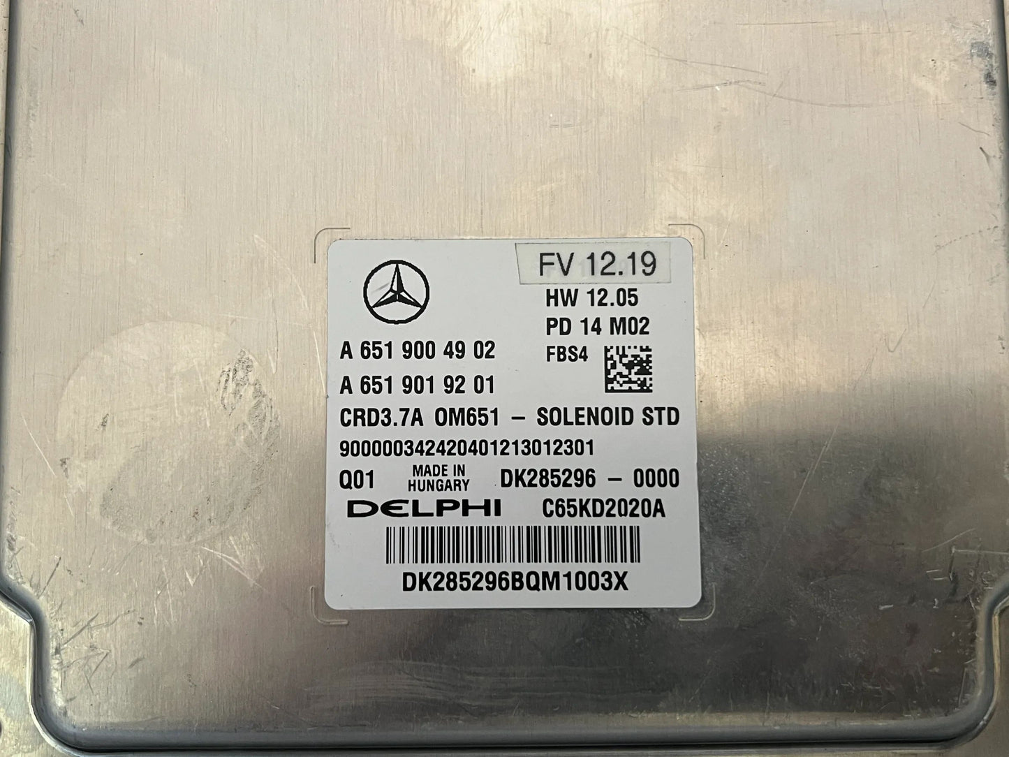 Original Mercedes-Benz E-Klasse W212 Motorsteuergerät A6519004902 NEU