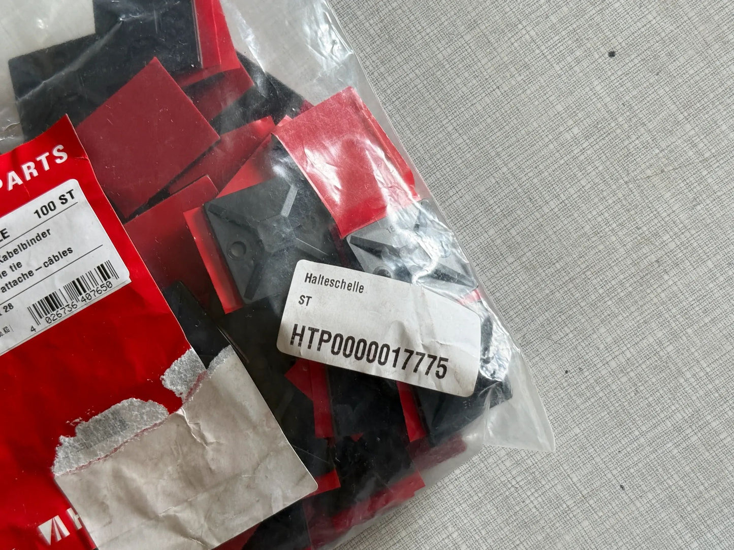 Herth+Buss Befestigungssockel, Kabelbinder 100st 50265722 NEU