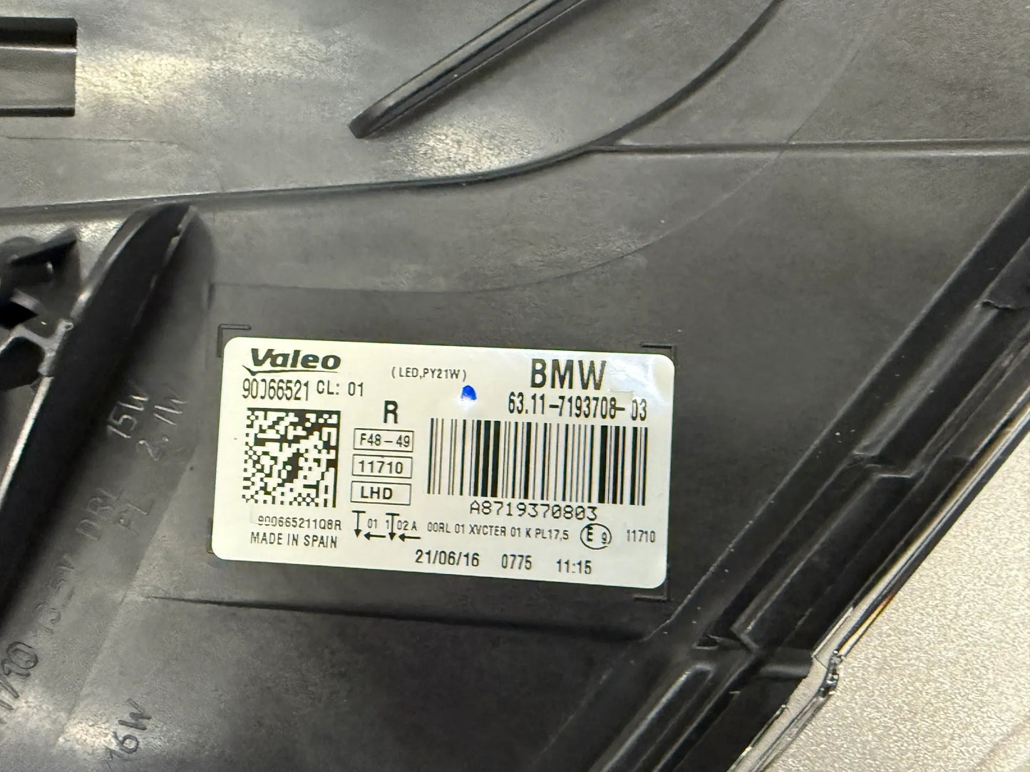 Original BMW X1 F48 Scheinwerfer LED rechts 7193708 NEU