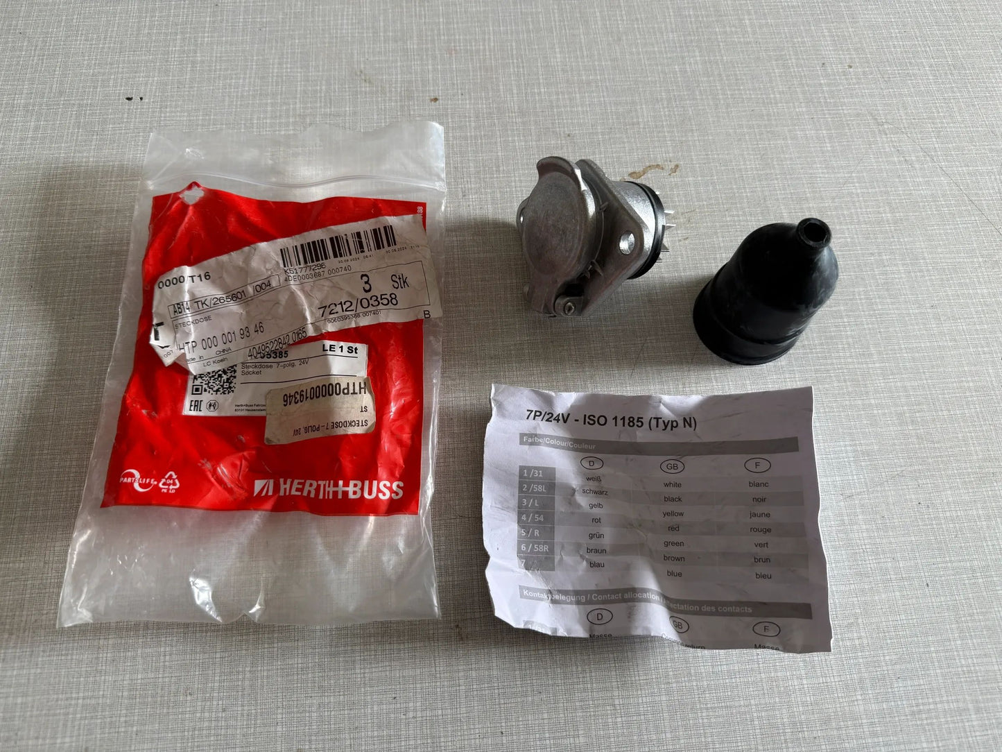Herth+Buss Fahrzeugteile GmbH & Co. KG LKW Anhängersteckdose 51305385 NEU