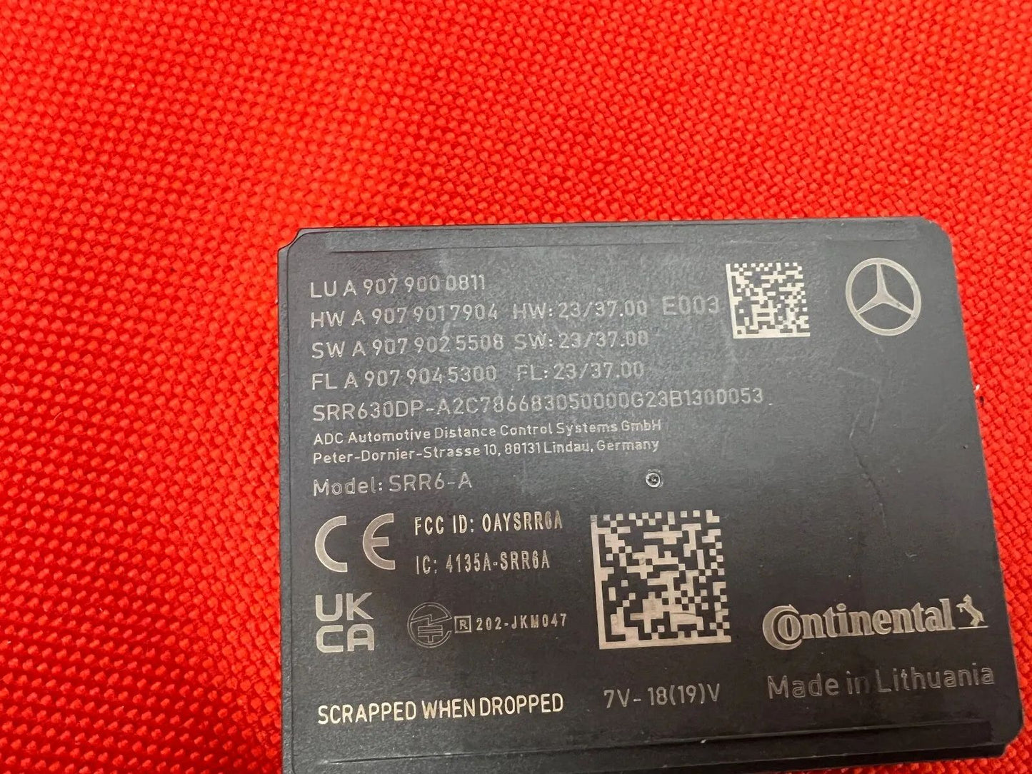 ORIGINAL Mercedes Benz W907 Sprinter Steuergerät Radarsensor A9079000811 NEU