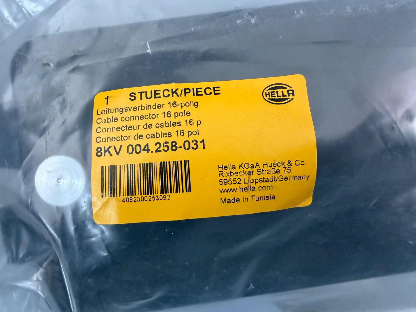 Original Hella Kabelverbindungsdose 8KV 004 258-031 NEU