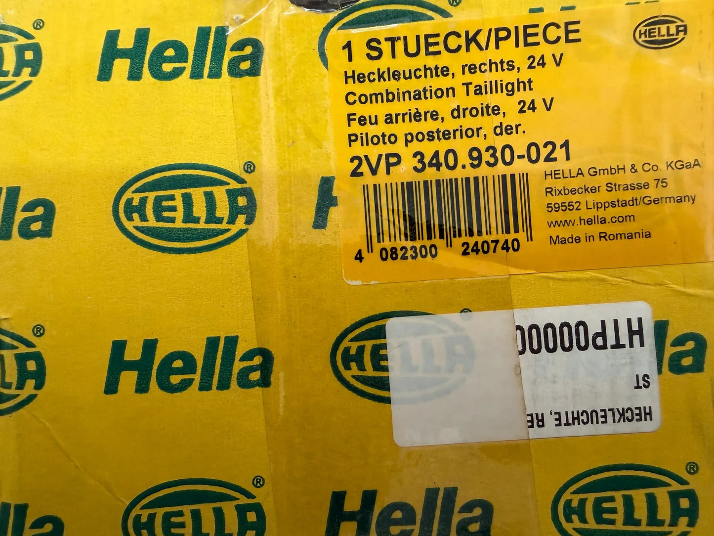 Original Hella Heckleuchte Rechts 2VP 340 930-021 NEU