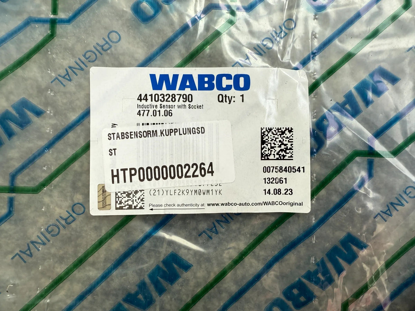 Original WABCO Induktiver ABS-Sensor mit Kabel 4410328790 NEU