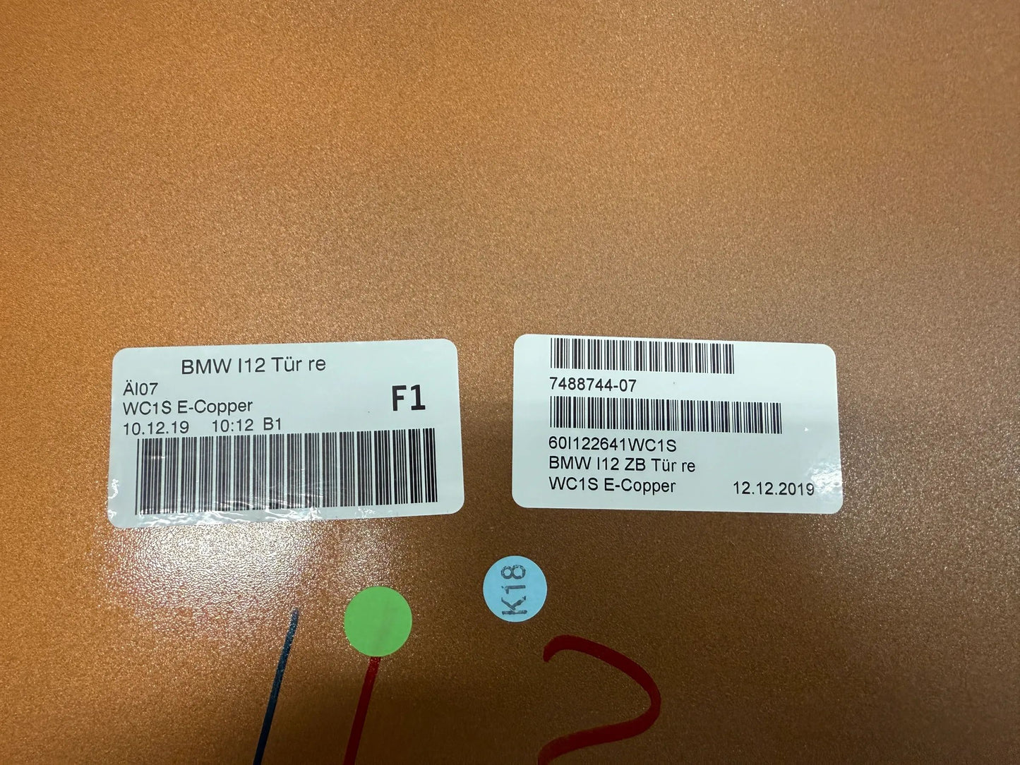 Original BMW i12 i15 i8 Tür rechts 7488744 NEU