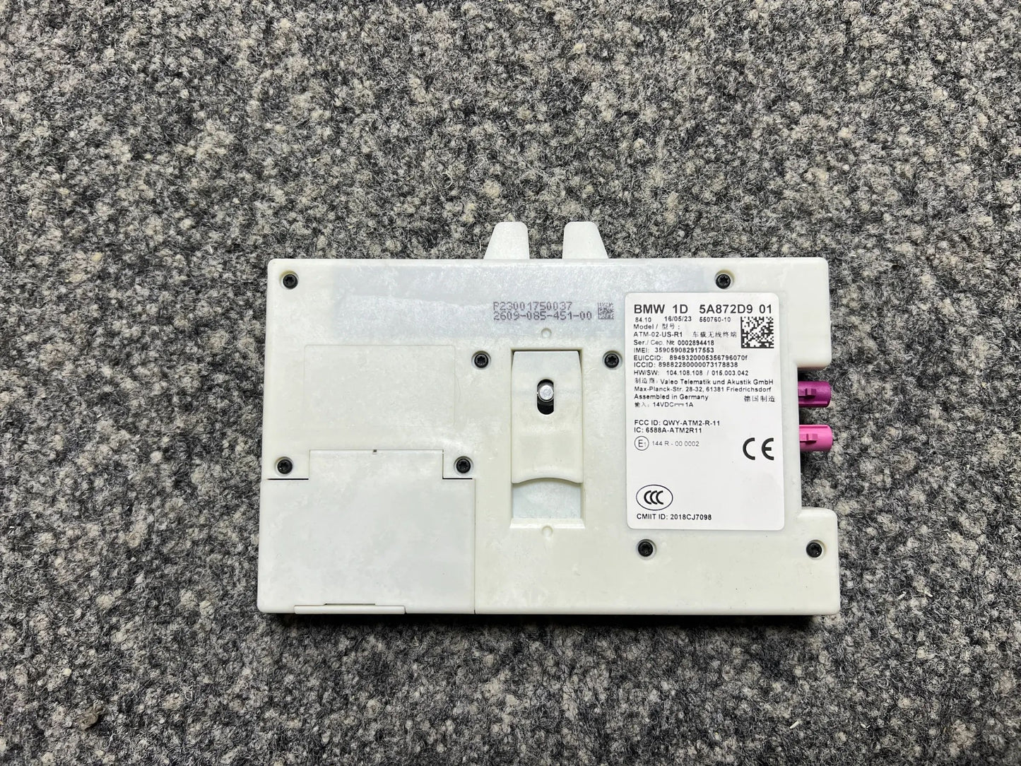 Original BMW Steuergerät für die Telematik-Antenne 5A872D9 NEU