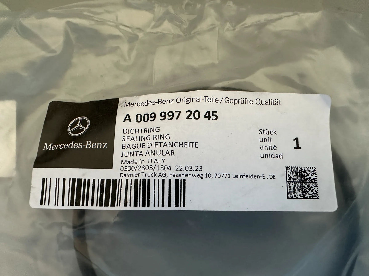 Original Mercedes-Benz Dichtring A0099972045 NEU