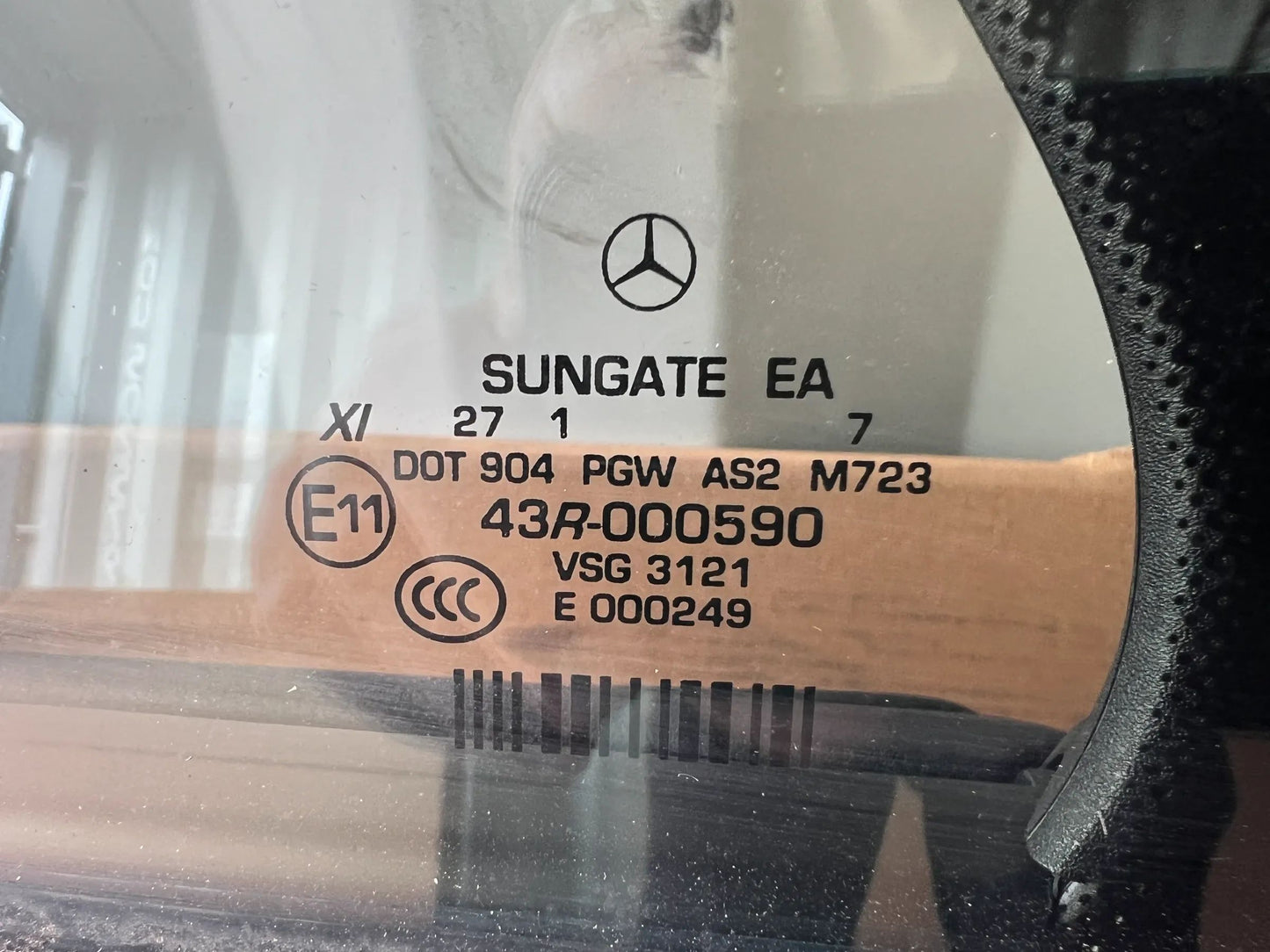 Original Mercedes-Benz S-KLASSE W222 TÜR HINTEN LINKS 9197 OBSIDIANSCHWARZ NEU