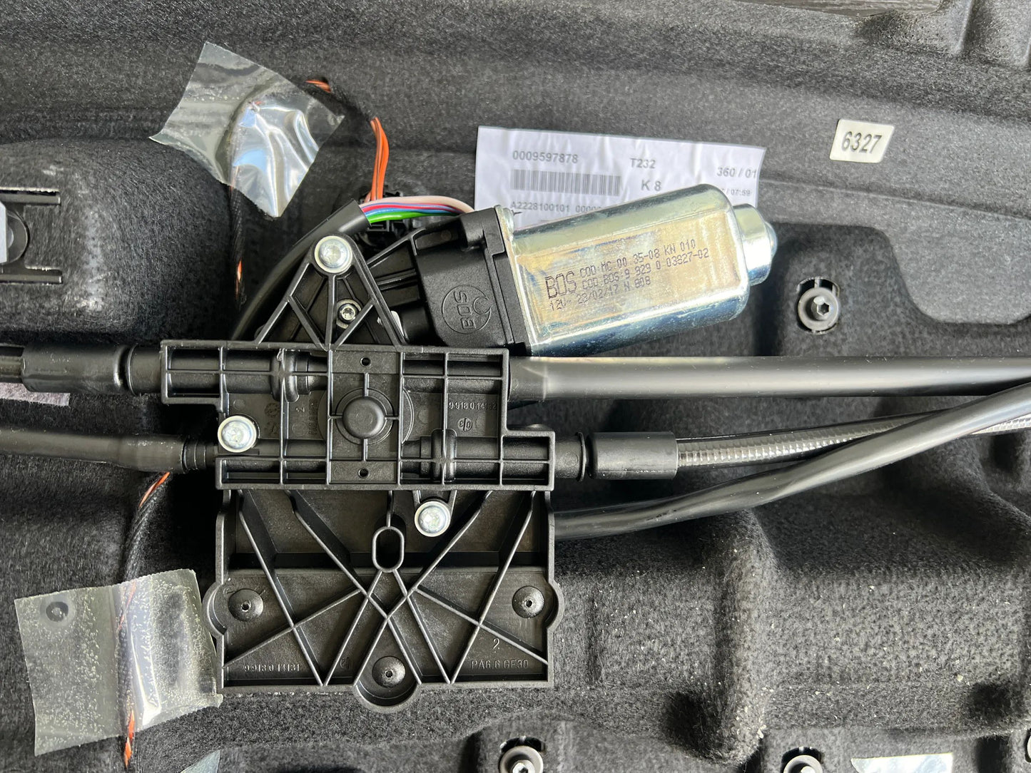 Mercedes-Benz S-Klasse W222 Abdeckung Heckablage Hutablage vorn BURMESTER NEU
