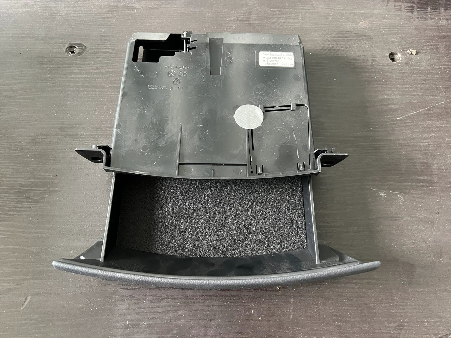 ORIGINAL Mercedes Benz S-Klasse W222 Ablagefach Schwarz A2226804302 NEU