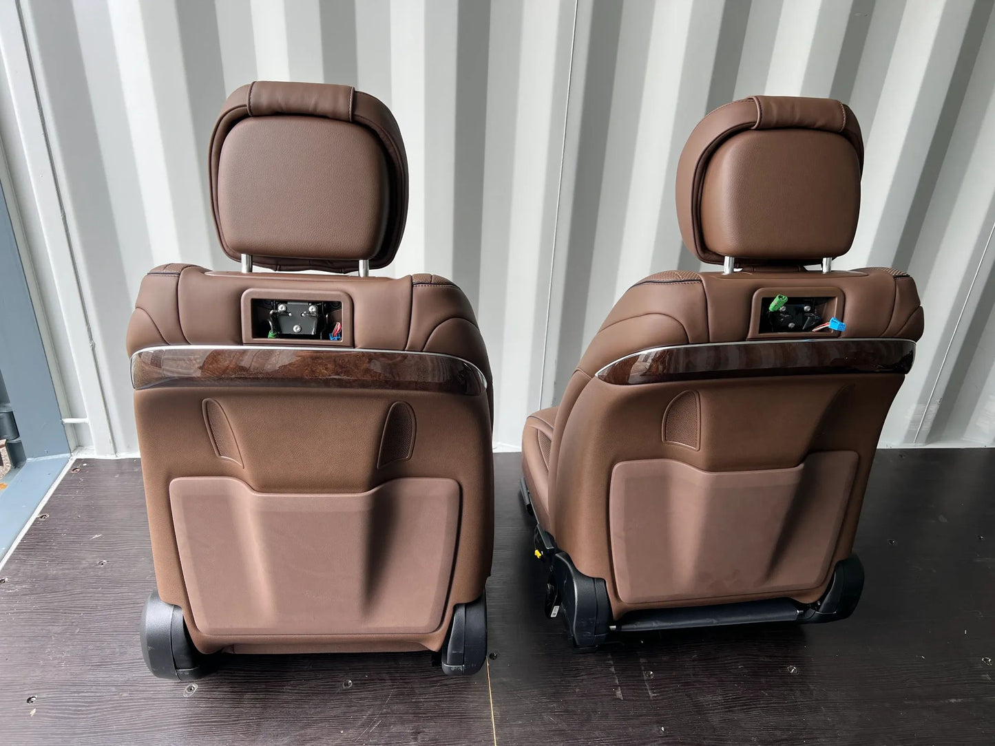 Original Mercedes-Benz S-KLASSE W222 SITZ LEDER BRAUN VORNE KOMPLETT NEU