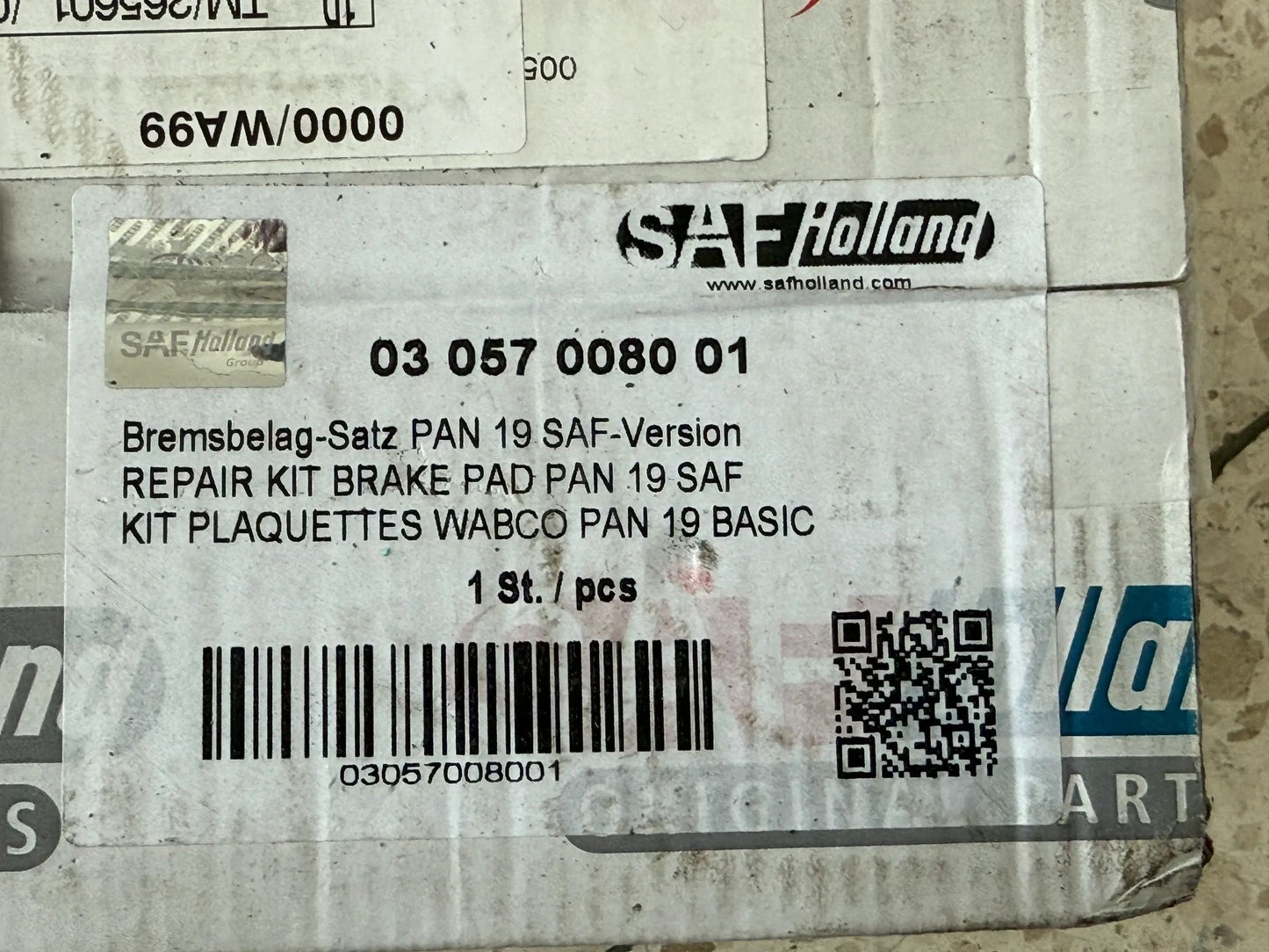 Original SAF Bremsbelag-Satz PAN 19 03057008001 NEU