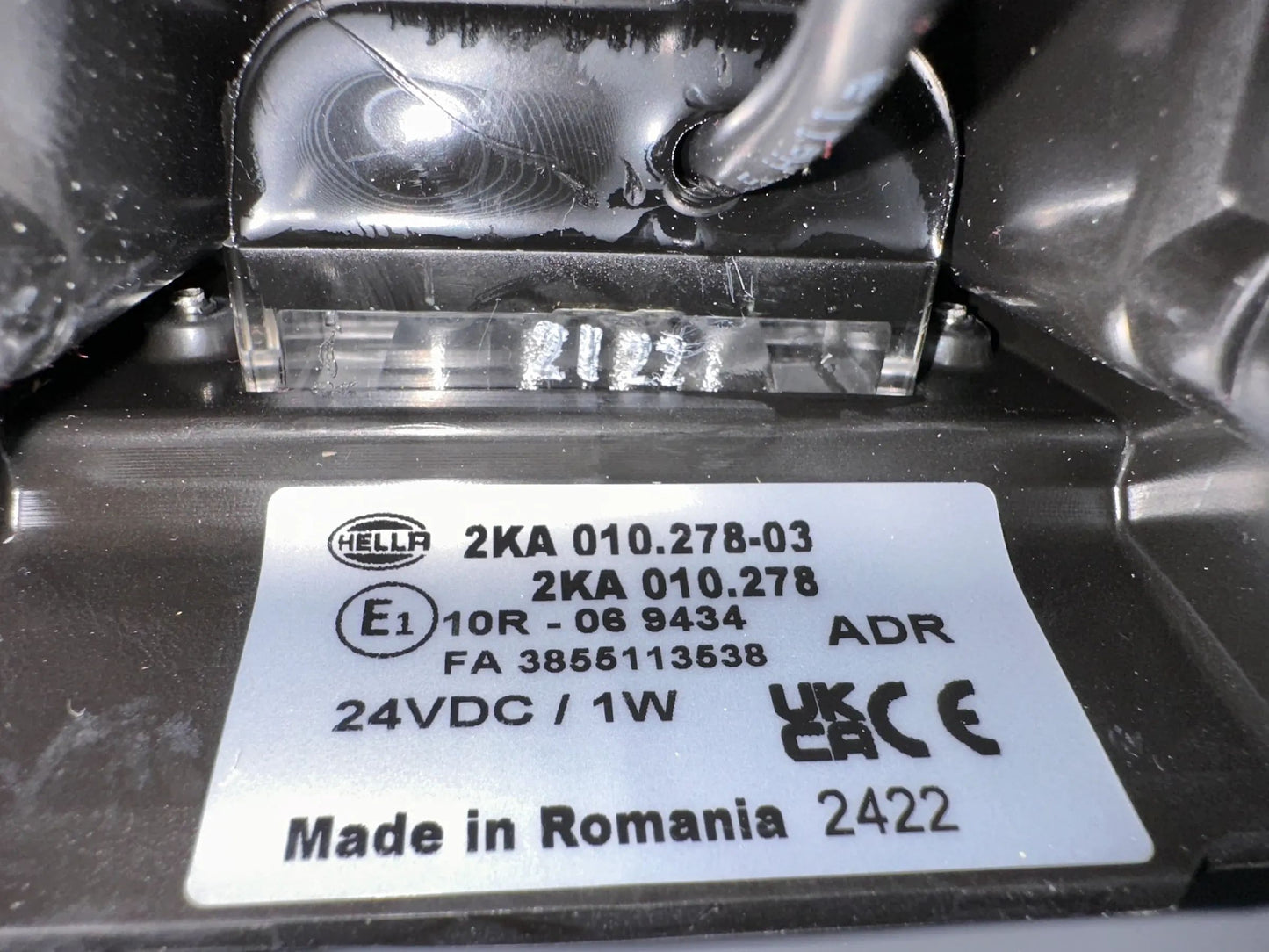 Original Hella Kennzeichenbeleuchtung 2KA 010 278-031 NEU