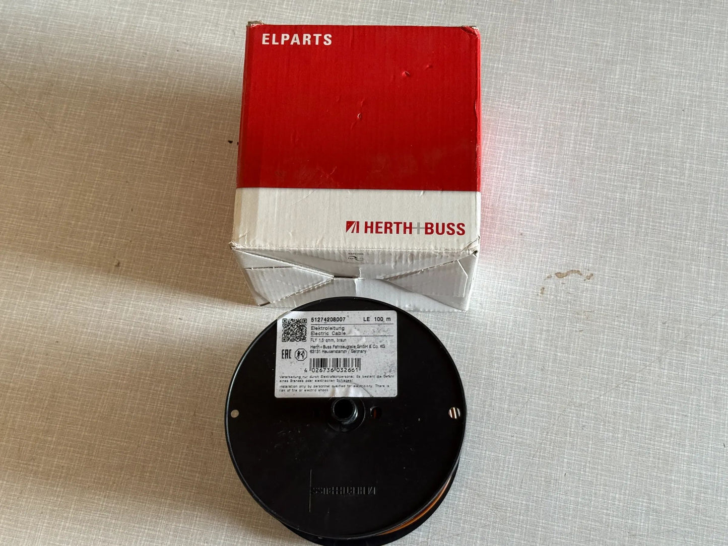 Original Herth+Buss Fahrzeugteile GmbH & Co. KG Elektrokabel 100m 51274208007