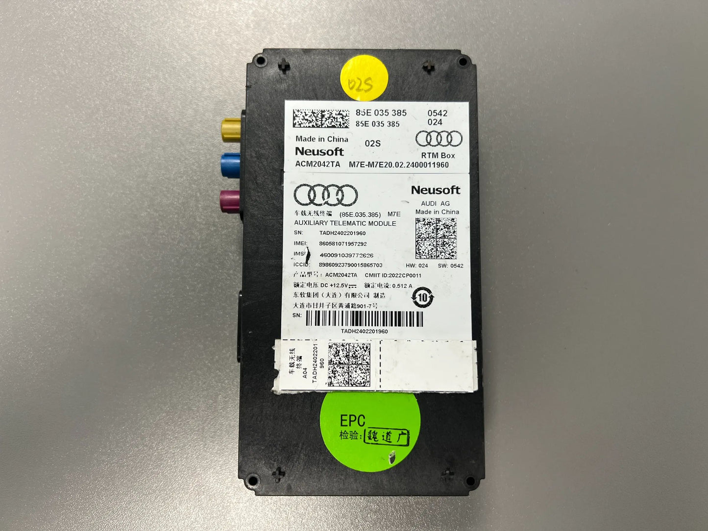 Original Audi Steuergerät 85E05385 85.035.385 ACM2042TA NEU