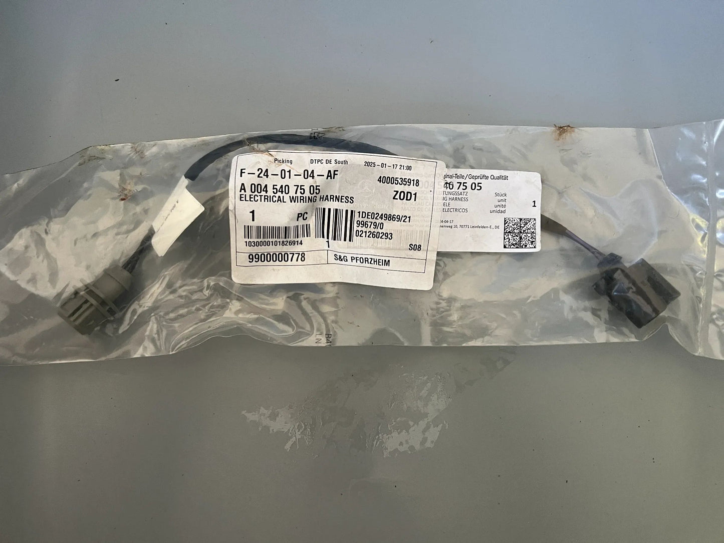Original Mercedes-Benz Elektrischer Leitungssatz A0045407505 NEU
