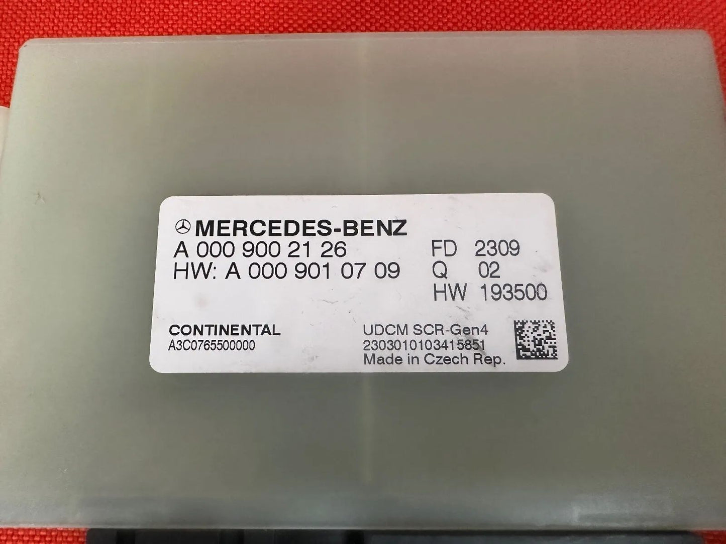 Original Mercedes-Benz A0009002126 Steuergerät Abgasbehandlung B907, B910, W447