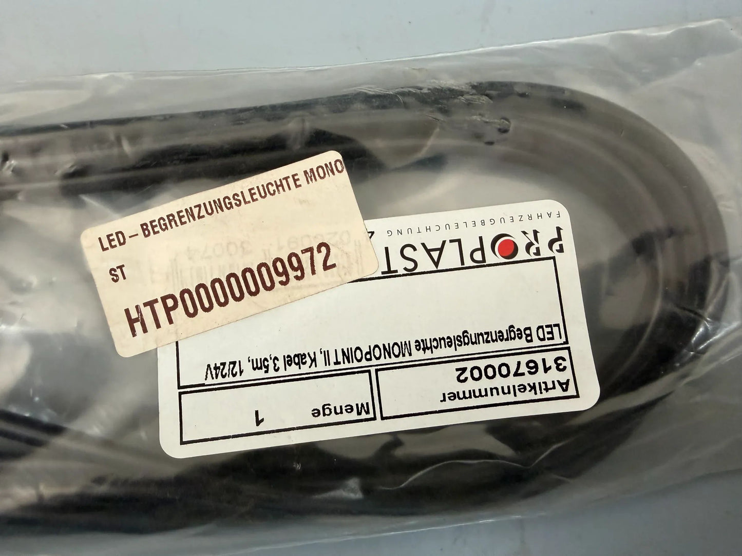 PROPLAST Fahrzeugbeleuchtung GmbH Positionsleuchte MONOPOINT II 31670002 NEU