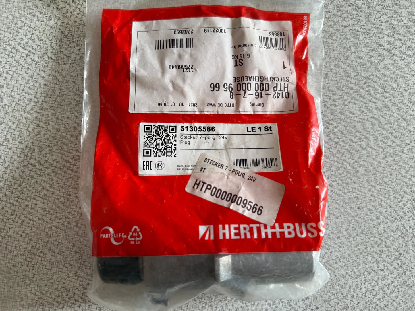 Original Herth+Buss Fahrzeugteile GmbH & Co. KG Anhängerstecker 51305586 NEU