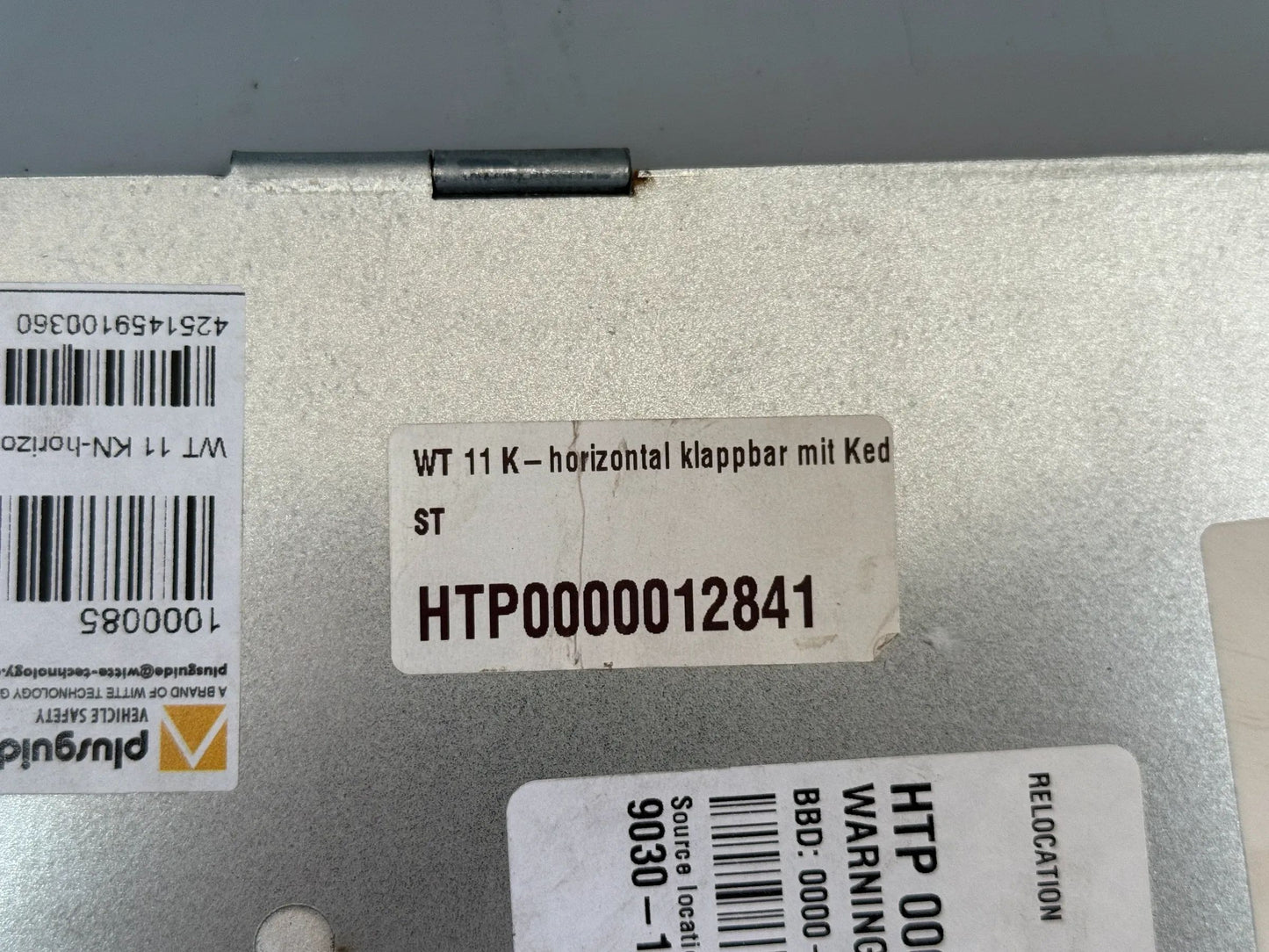 Witte Technology GmbH Warntafel klappbar, orange mit schwarzem Rand 1000085 NEU