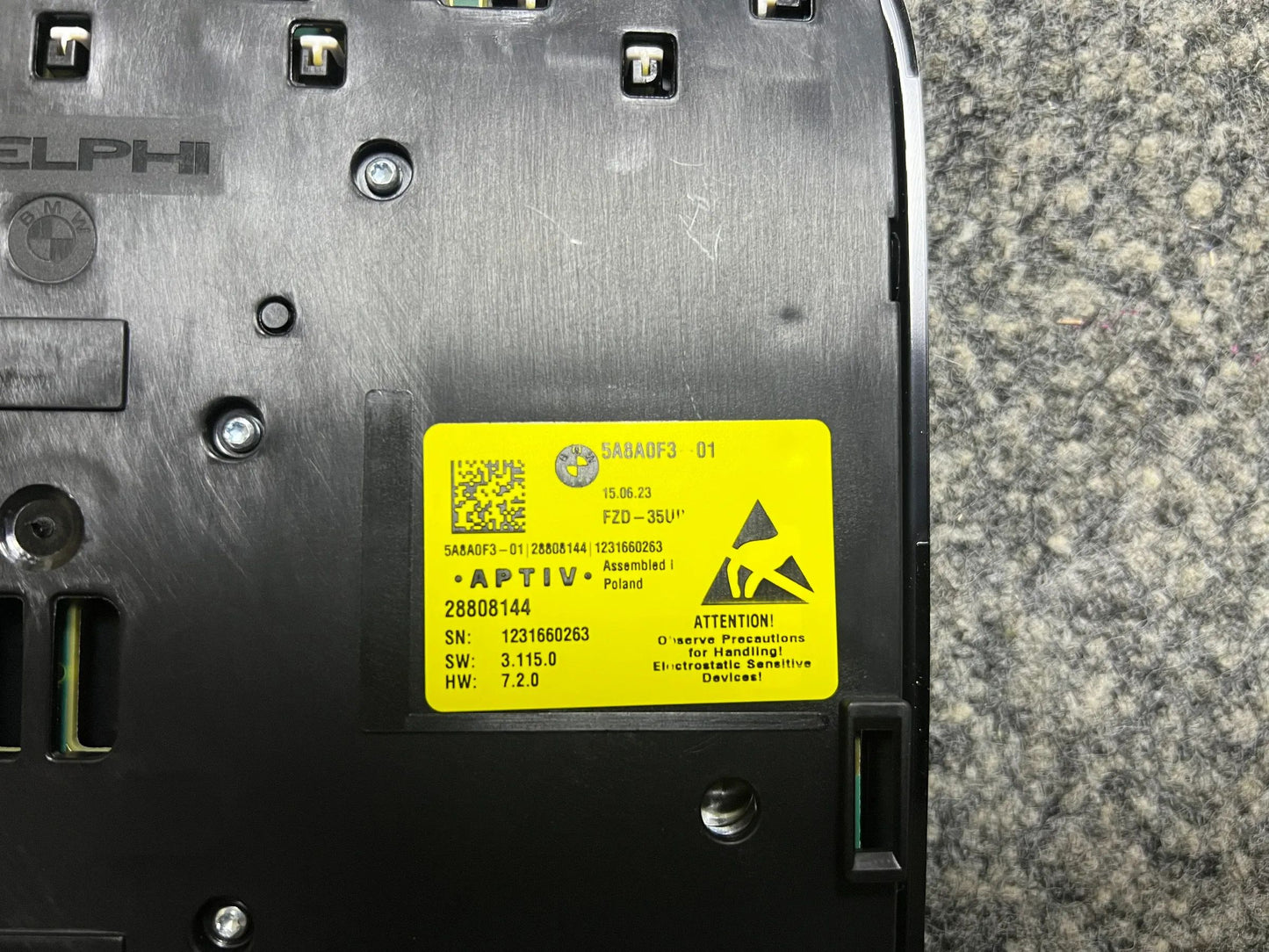 Original BMW Funktionszentrum Dach 5A8A0F3 61315A8A0F3 NEU