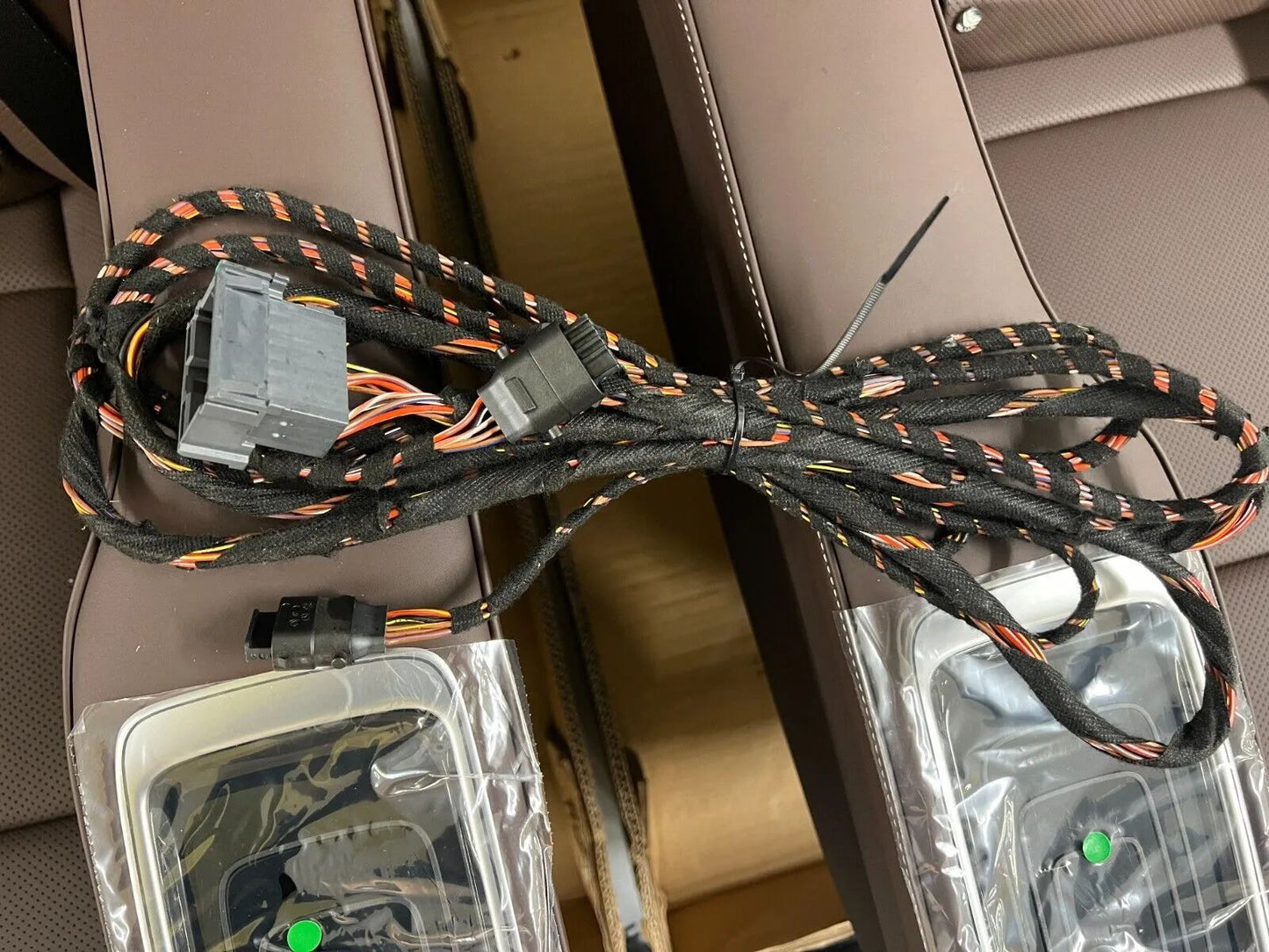 2 X ORIGINAL Mercedes Benz W447 V-Klasse LUXUS-SITZ NAPPA-LEDER BRAUN ELEKTRISCH