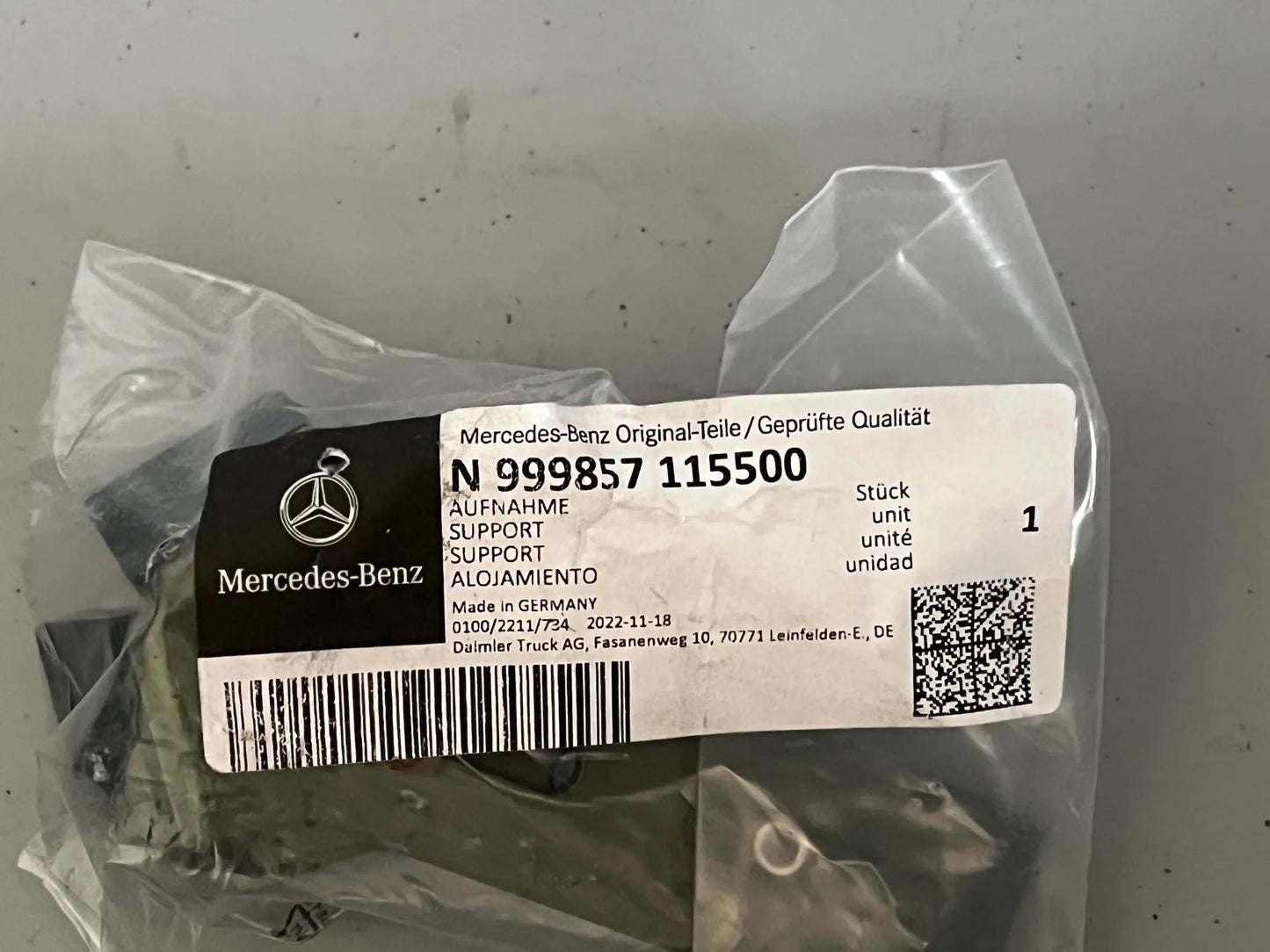 Original Mercedes-Benz Aufnahme N999857115500 NEU