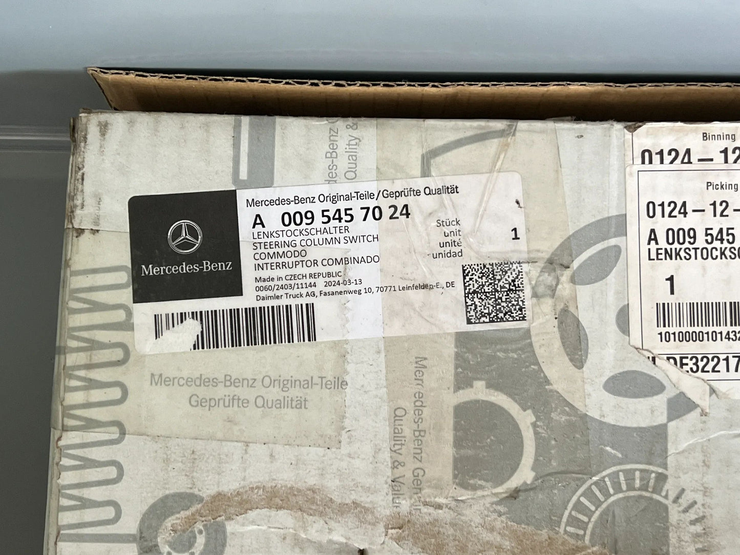 Original Mercedes-Benz LENKSTOCKSCHALTER A0095457024 NEU