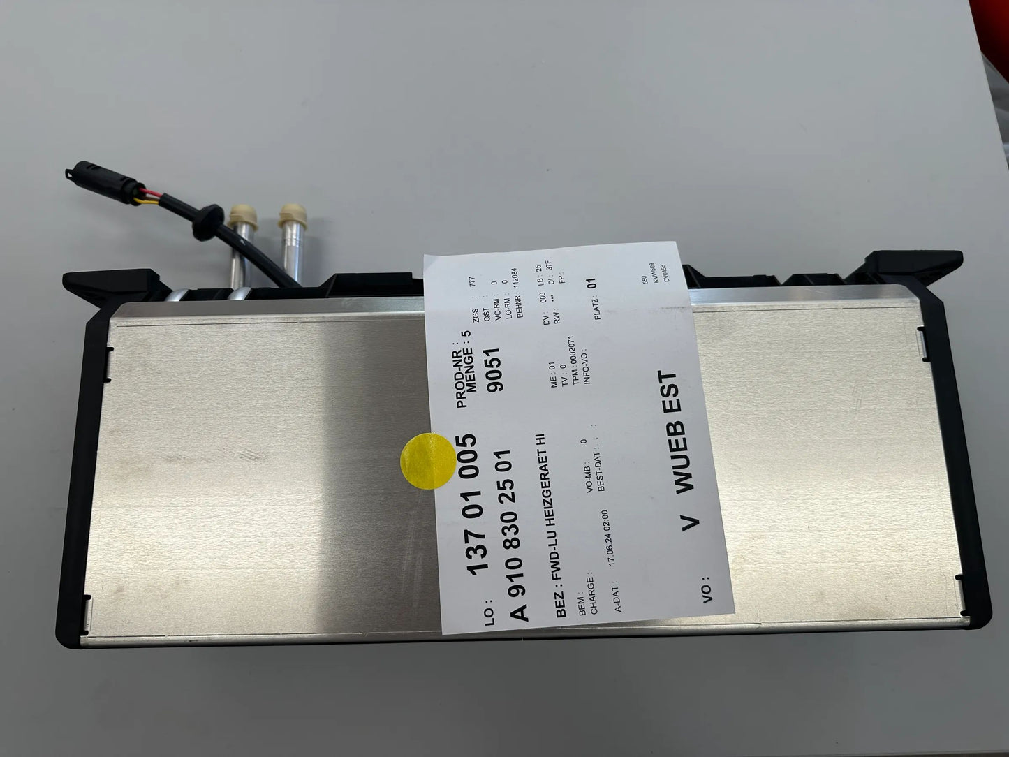 Original Mercedes Benz Sprinter Heizgerät Wärmetauscher A9108302501 NEU