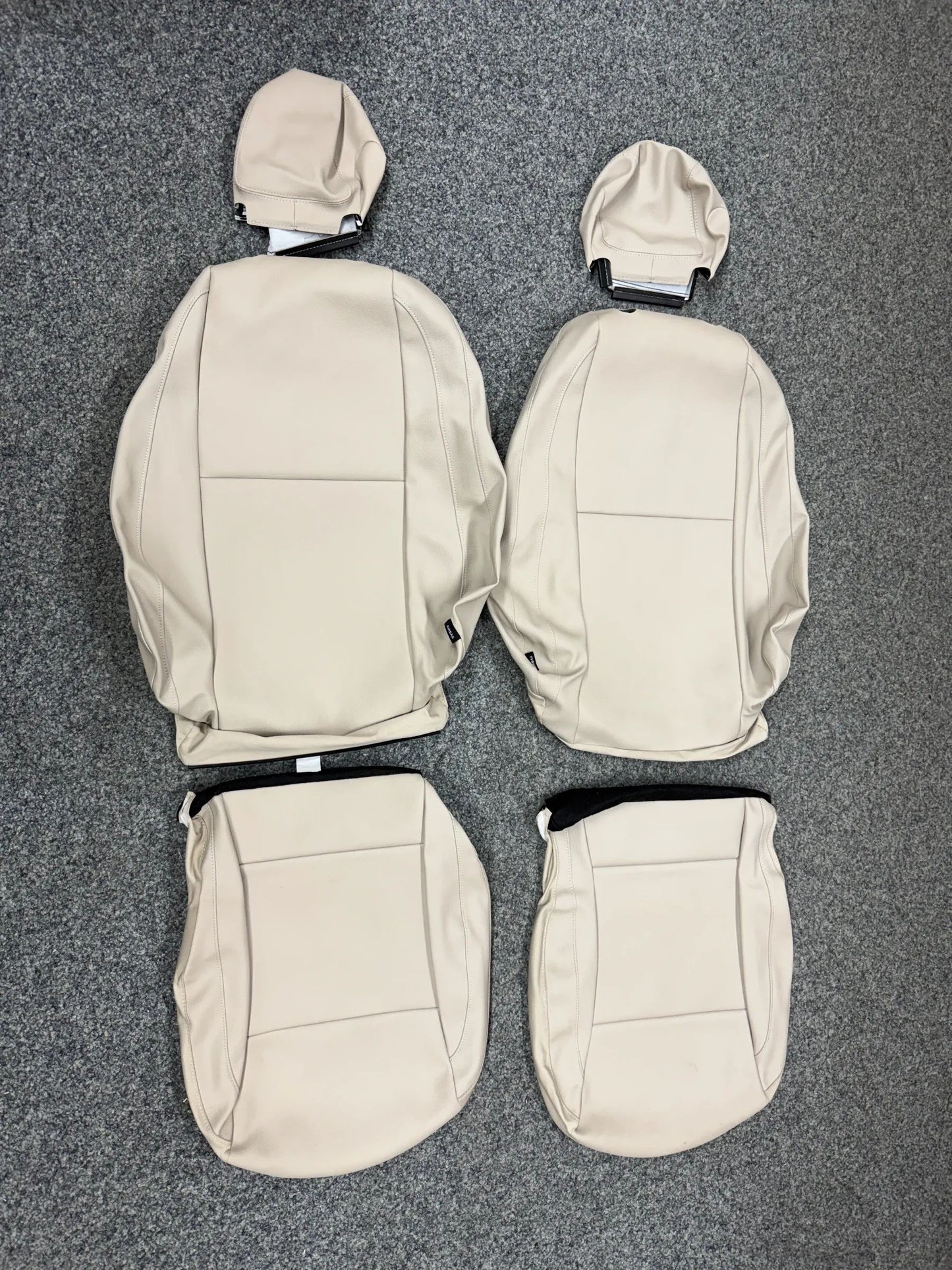 2 X Mercedes-Benz Vito W447 Sitzbezug Komplett Kunstleder Beige NEU