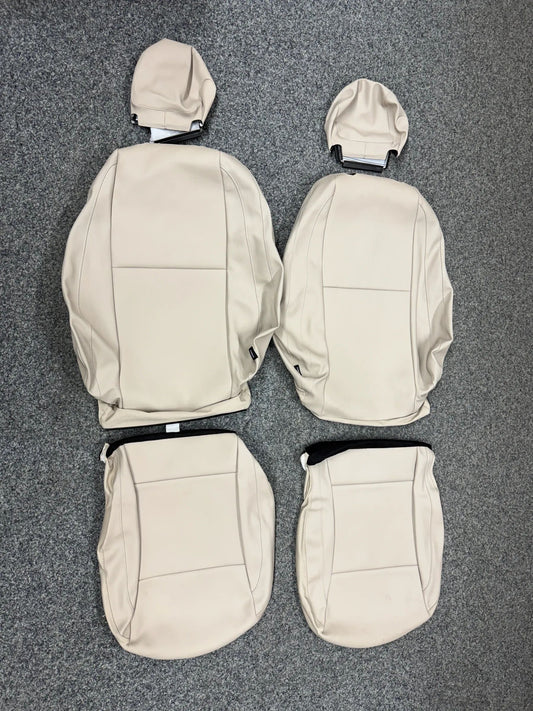 2 X Mercedes-Benz Vito W447 Sitzbezug Komplett Kunstleder Beige NEU