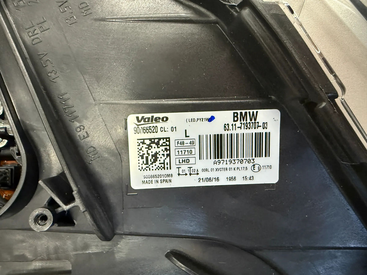 Original BMW X1 F48 Scheinwerfer LED links 7193707 NEU