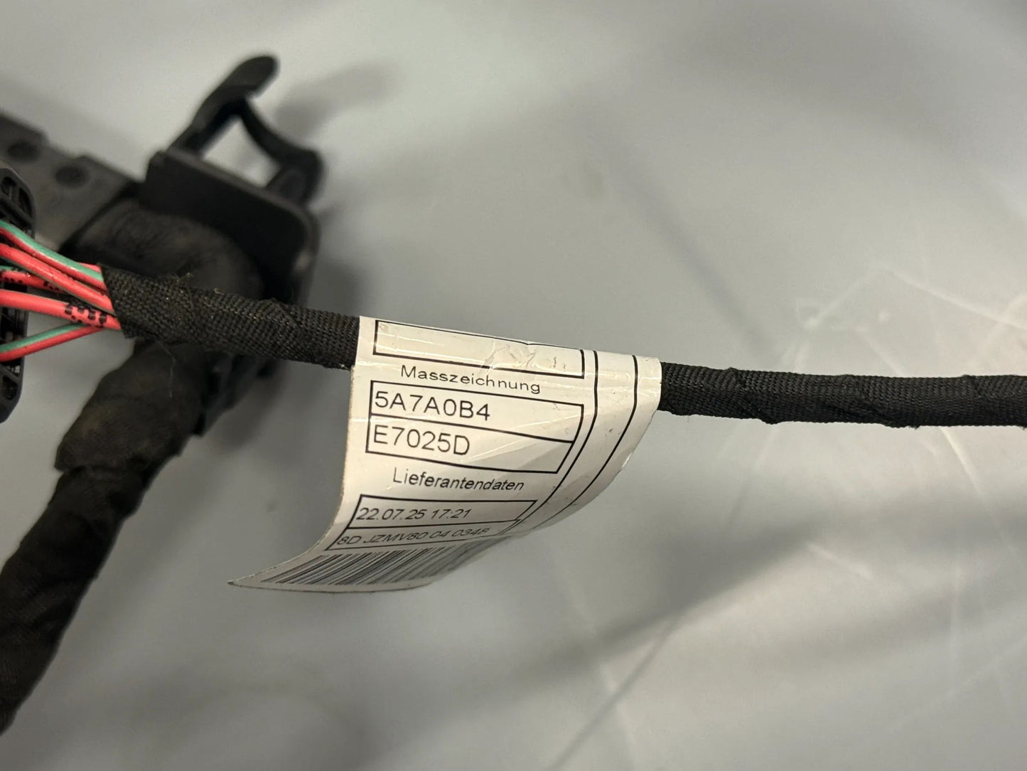 Original BMW Kabelbaum Motorkabelbaum 5A7A0B4 NEU