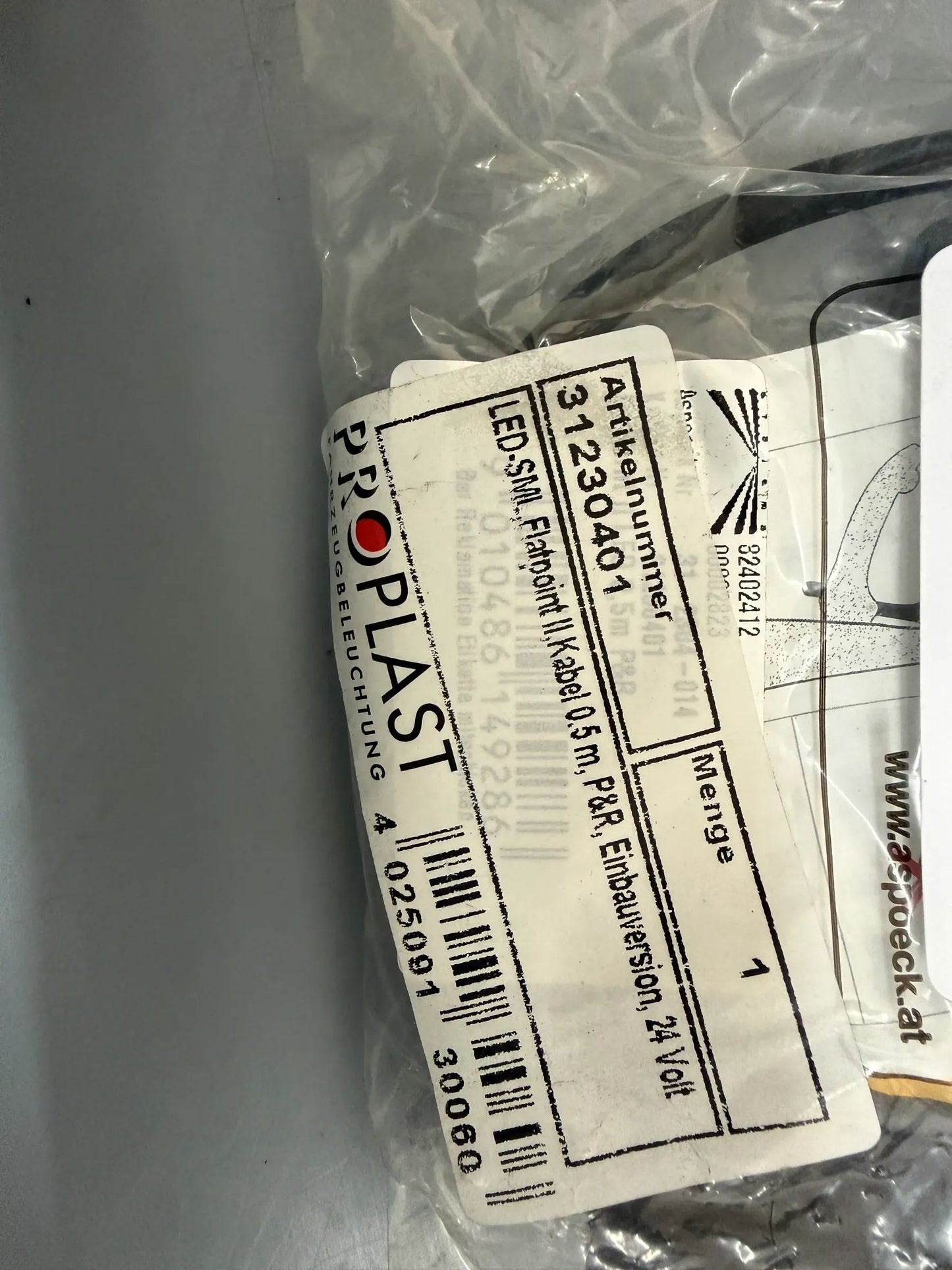 Original PROPLAST Fahrzeugbeleuchtung GmbH Seitenmarkierungsleuchte 31230401 NEU