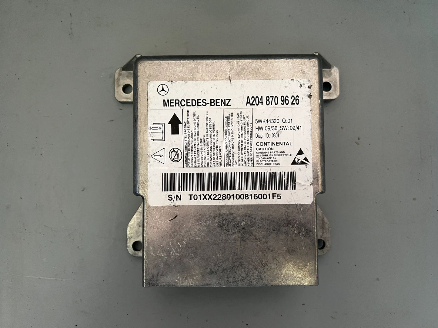 Original Mercedes-Benz Steuergerät Airbag A2048709626 NEU