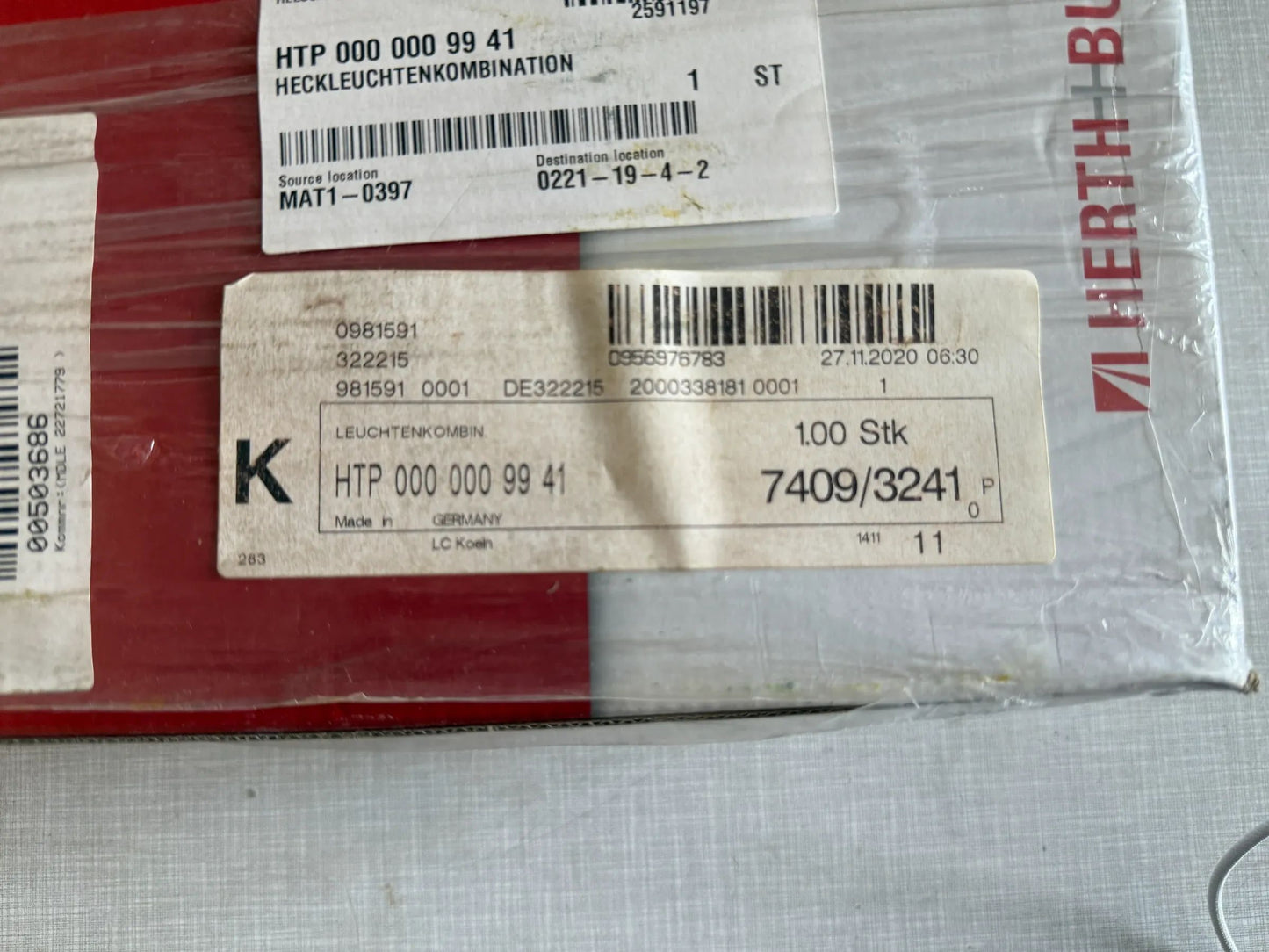 Original Herth+Buss Fahrzeugteile GmbH & Co. KG Heckleuchte links 83830047 NEU