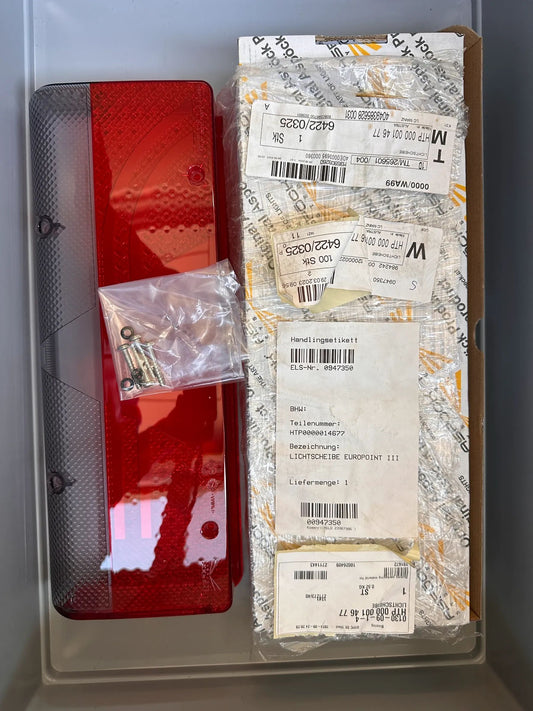 PROPLAST Fahrzeugbeleuchtung GmbH Lichtscheibe EUROPOINT III Rechts 4029611 NEU
