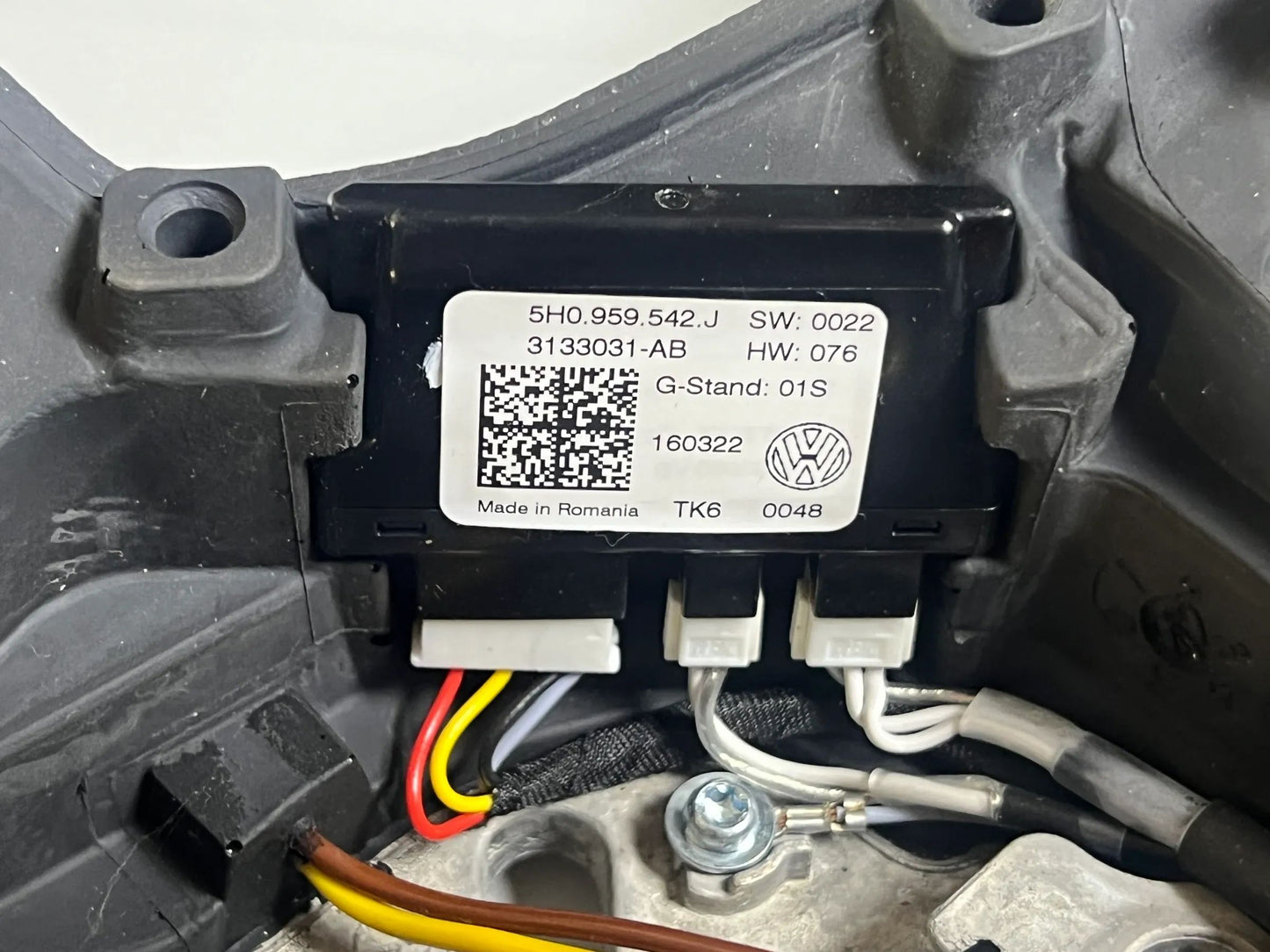 Original VW Golf 8 GTI VIII 5H Lederlenkrad Schaltwippen Beheizbar 5H0959542J NE