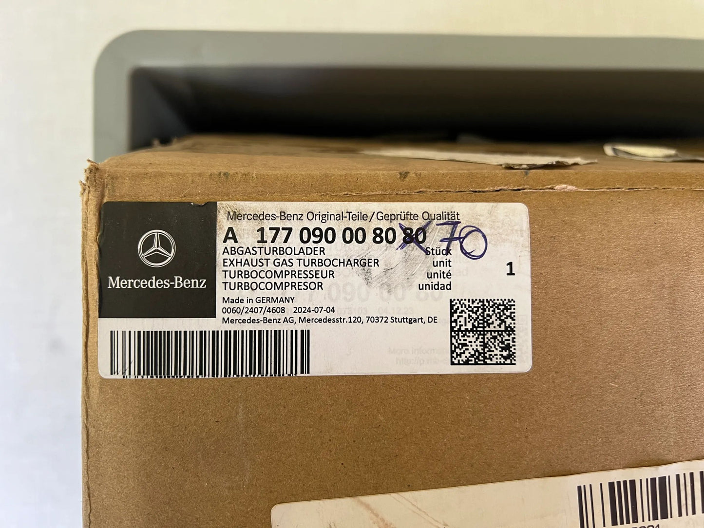 Original Mercedes-Benz Abgasturbolader A1770900080 NEU
