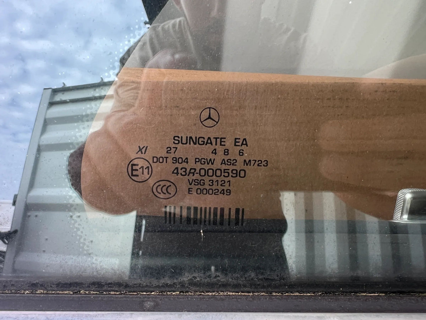 Original Mercedes-Benz S-KLASSE W222 TÜR HINTEN RECHTS 9183 Magnetitschwarz NEU