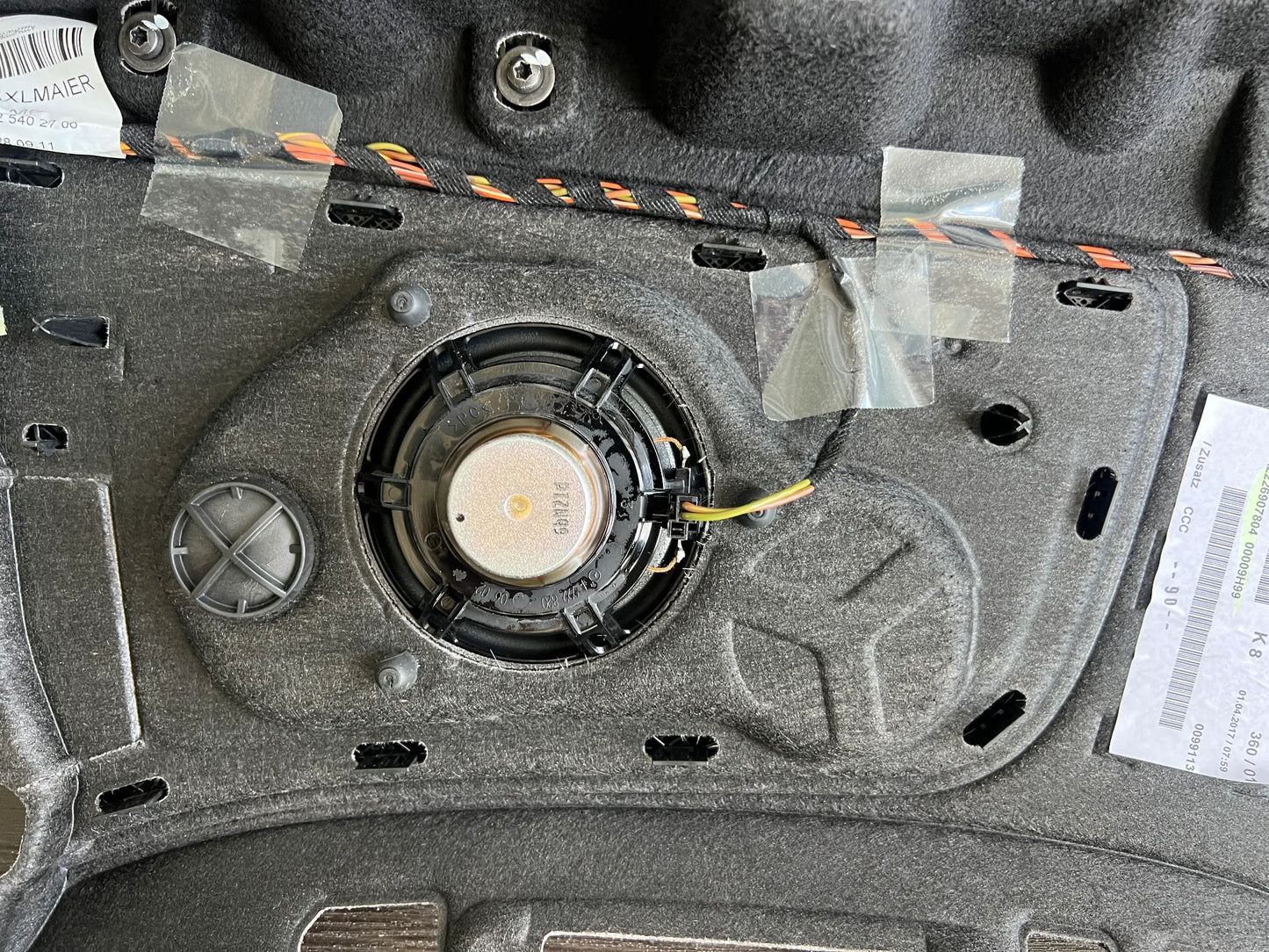 Mercedes-Benz S-Klasse W222 Abdeckung Heckablage Hutablage vorn BURMESTER NEU