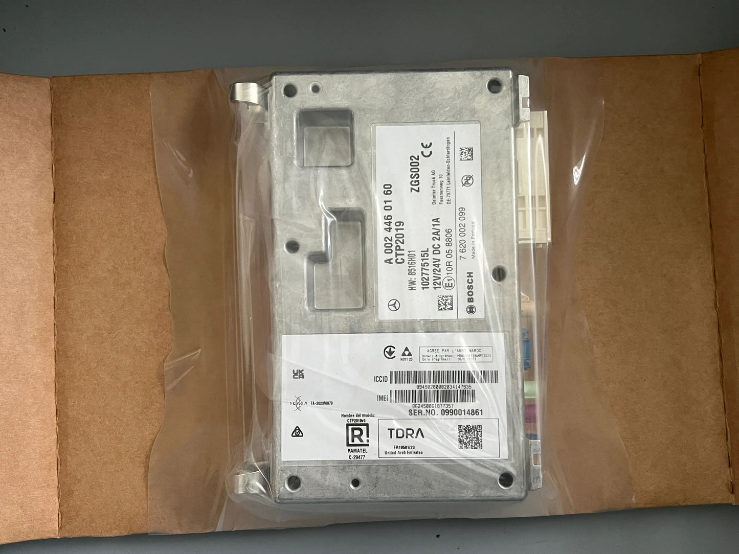 Original Mercedes-Benz Steuergerät SG Telematik A0024460160 0028 NEU