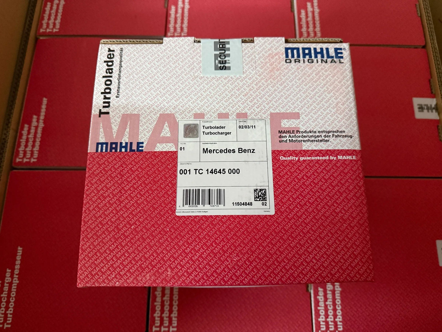 Original Mahle Mercedes Benz Turbolader 001TC14645000 NEU